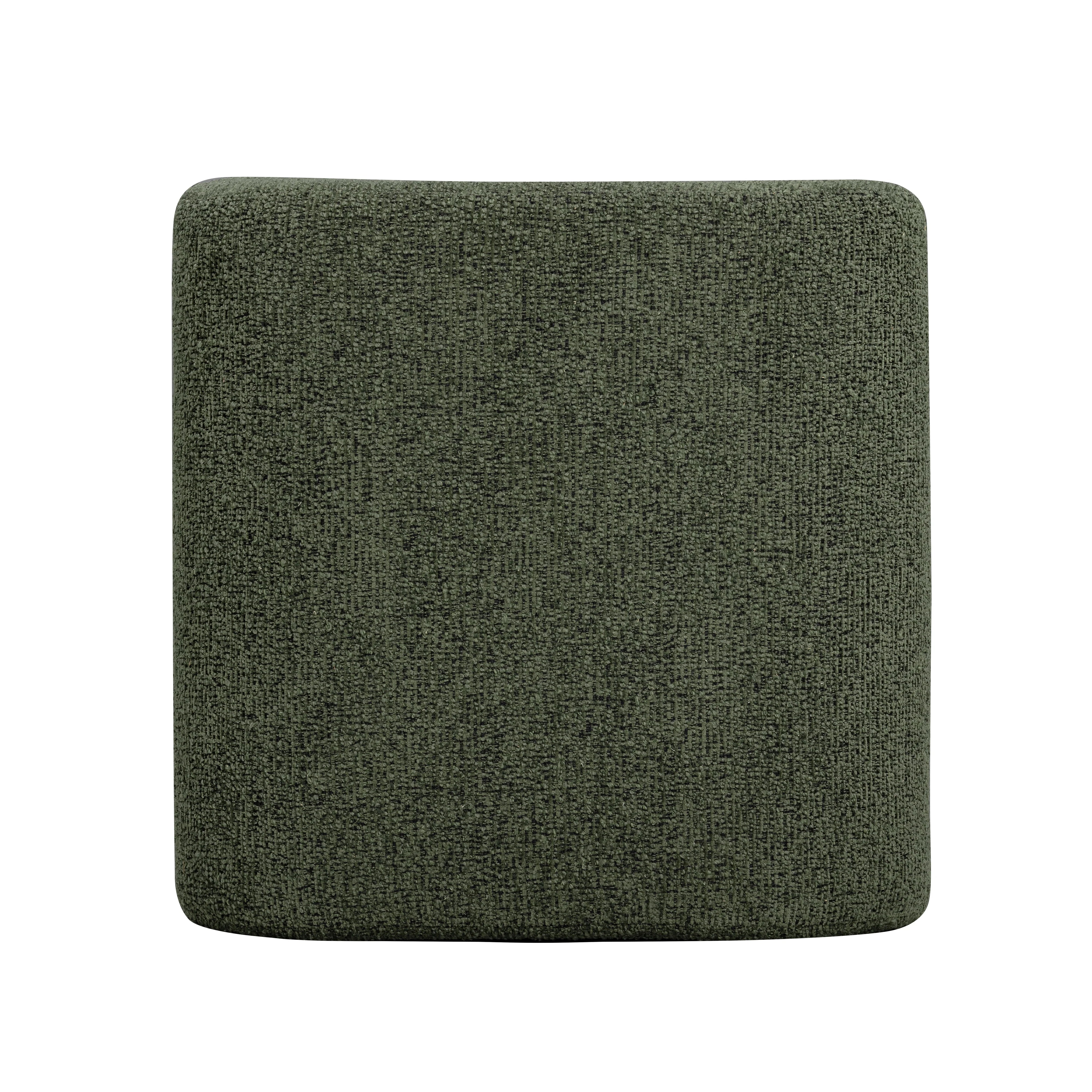 Desi Woven Performance Fabric Ottoman