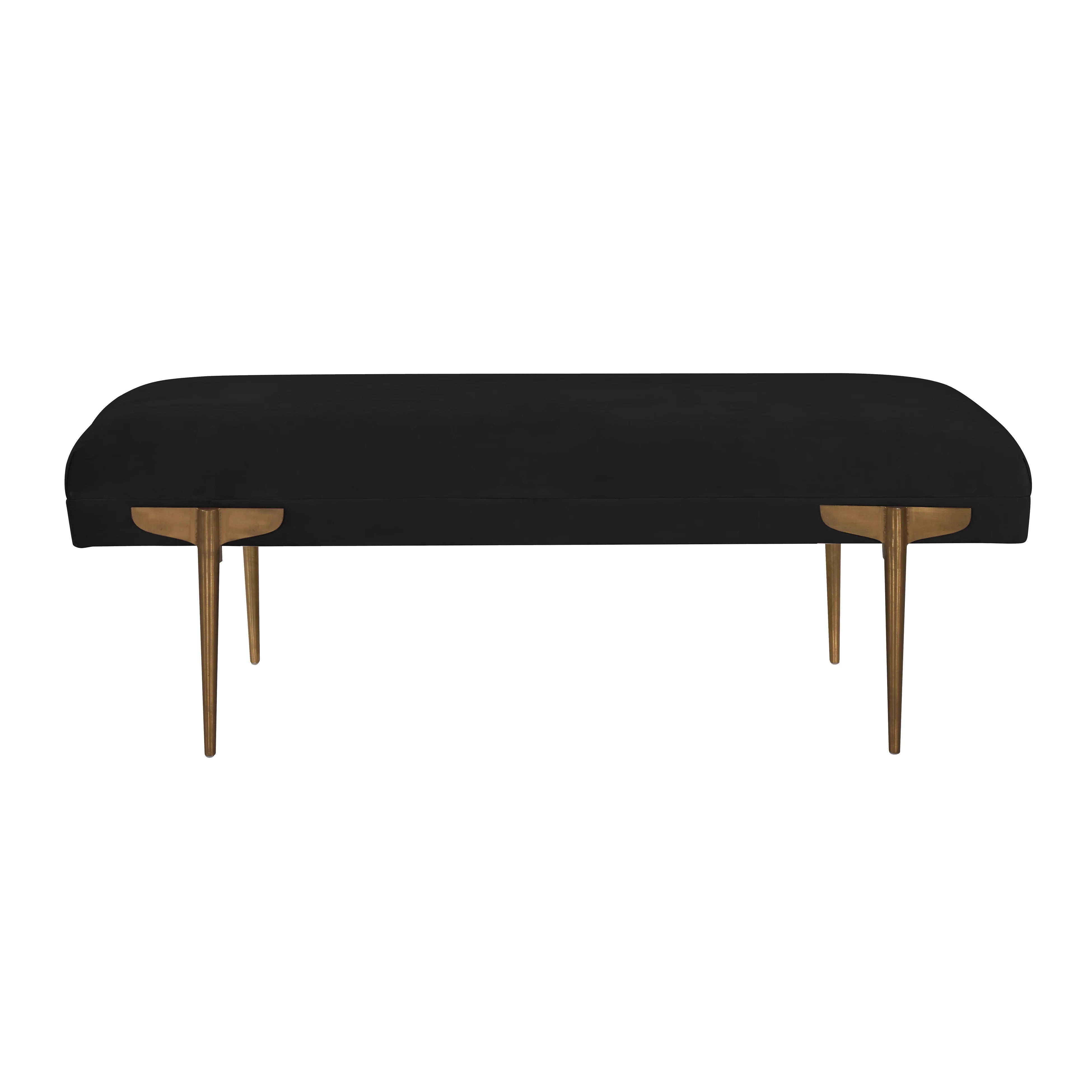 Banc Brno en velours ondulé