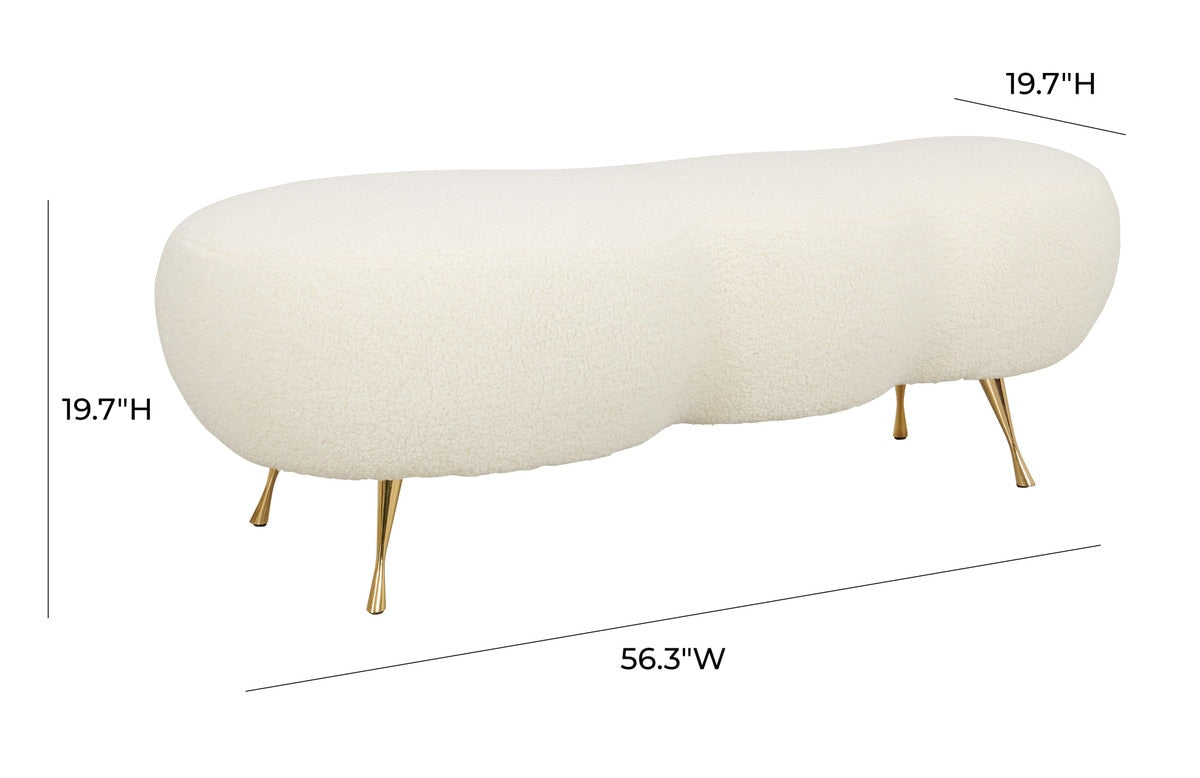 Banc en fausse peau de mouton du Pays de Galles