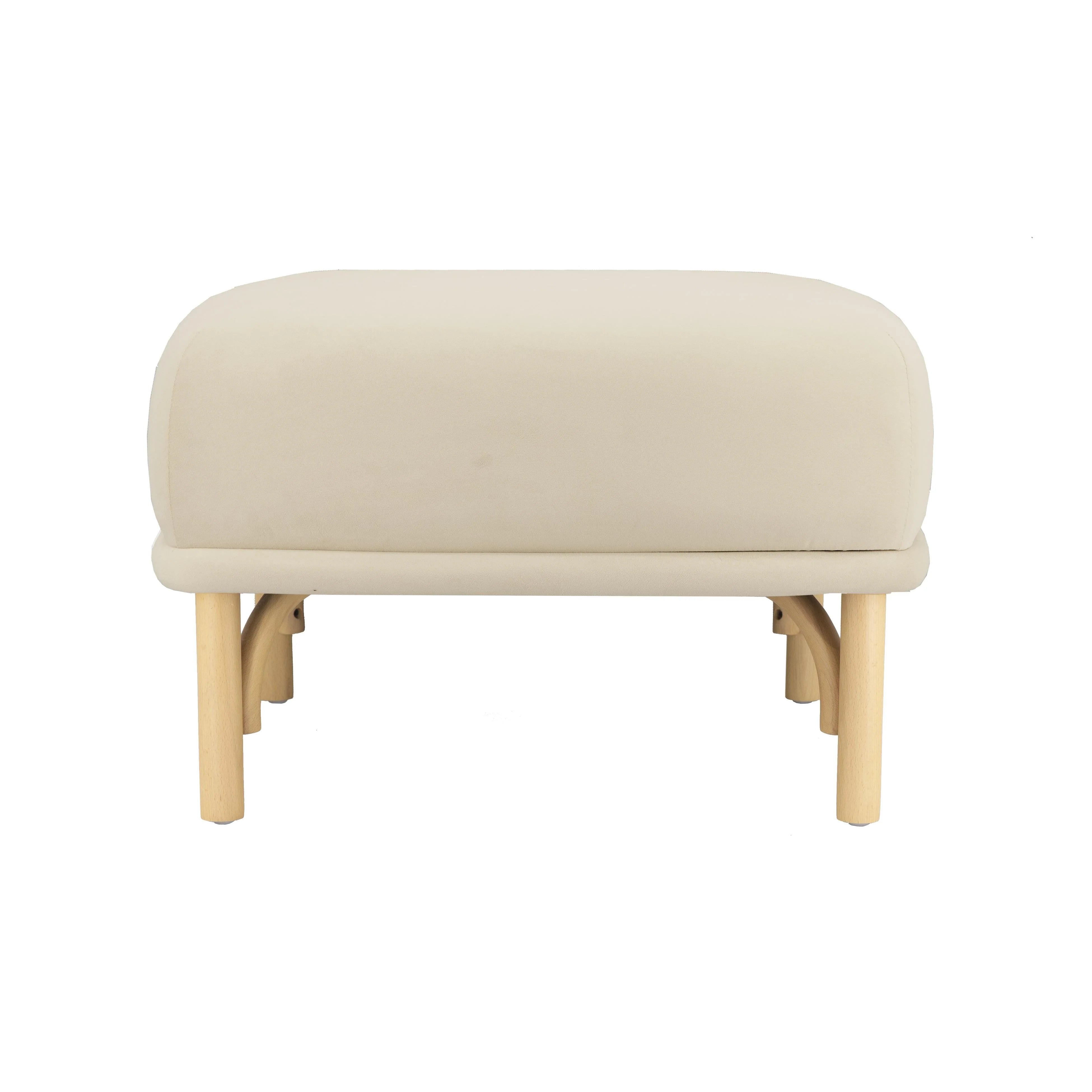Desiree Performance Velvet Ottoman