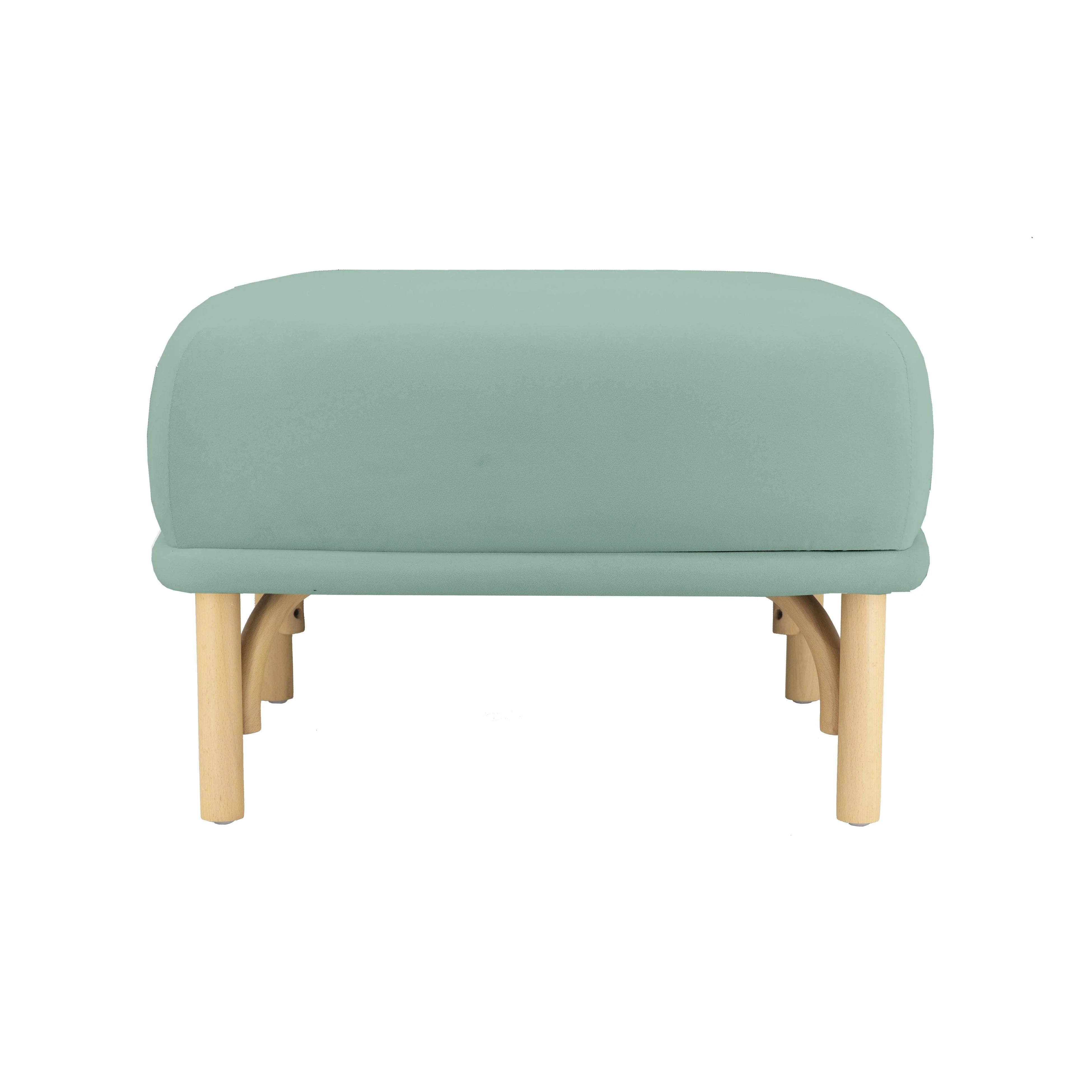 Desiree Performance Velvet Ottoman