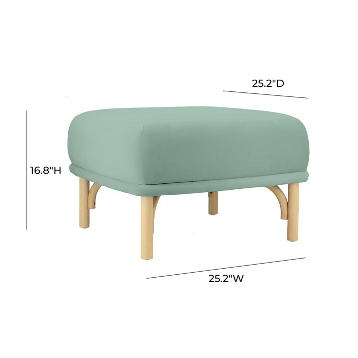 Desiree Velvet Ottoman