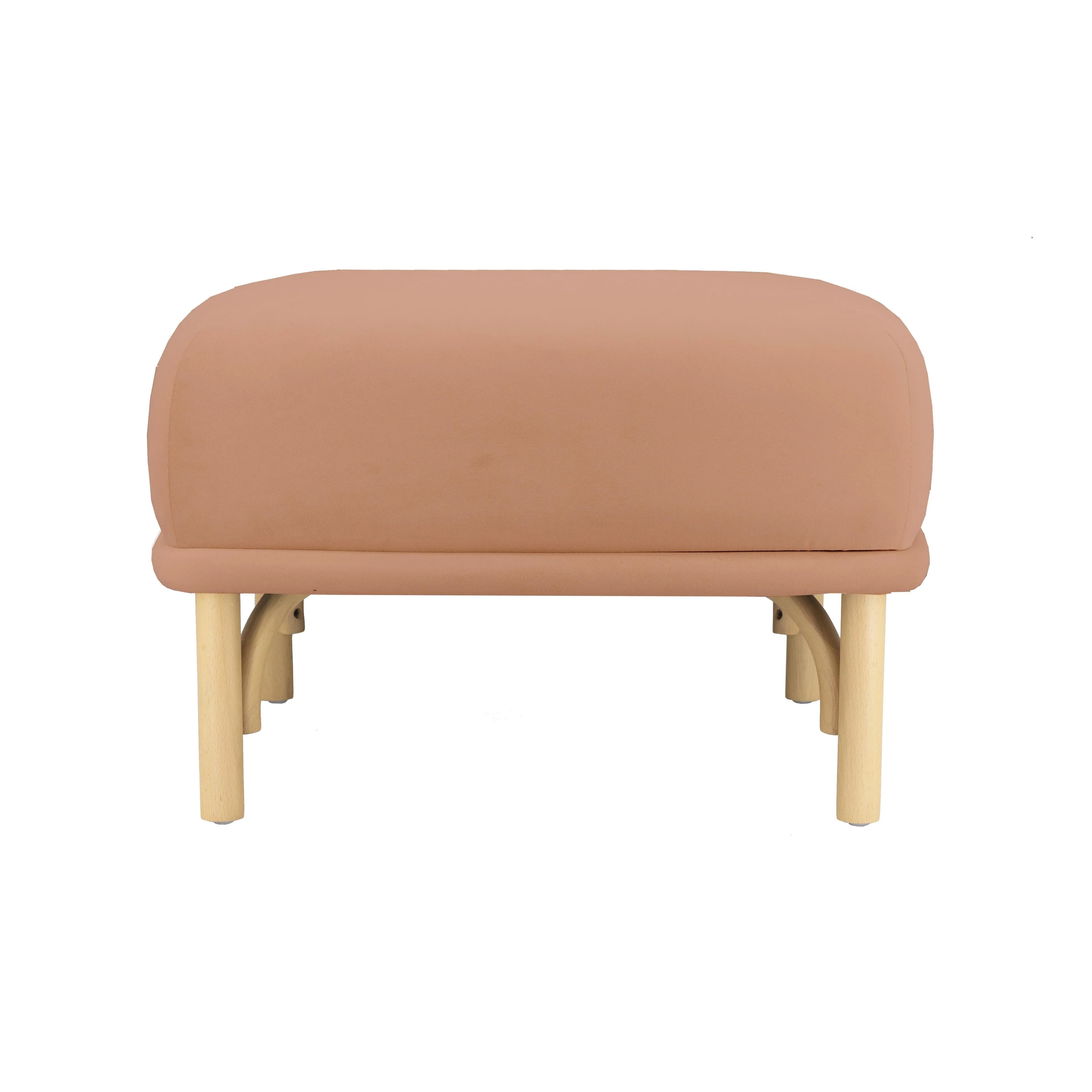 Desiree Performance Velvet Ottoman