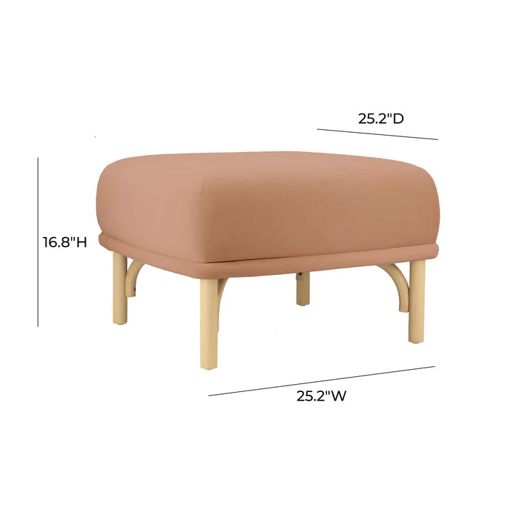 Desiree Velvet Ottoman