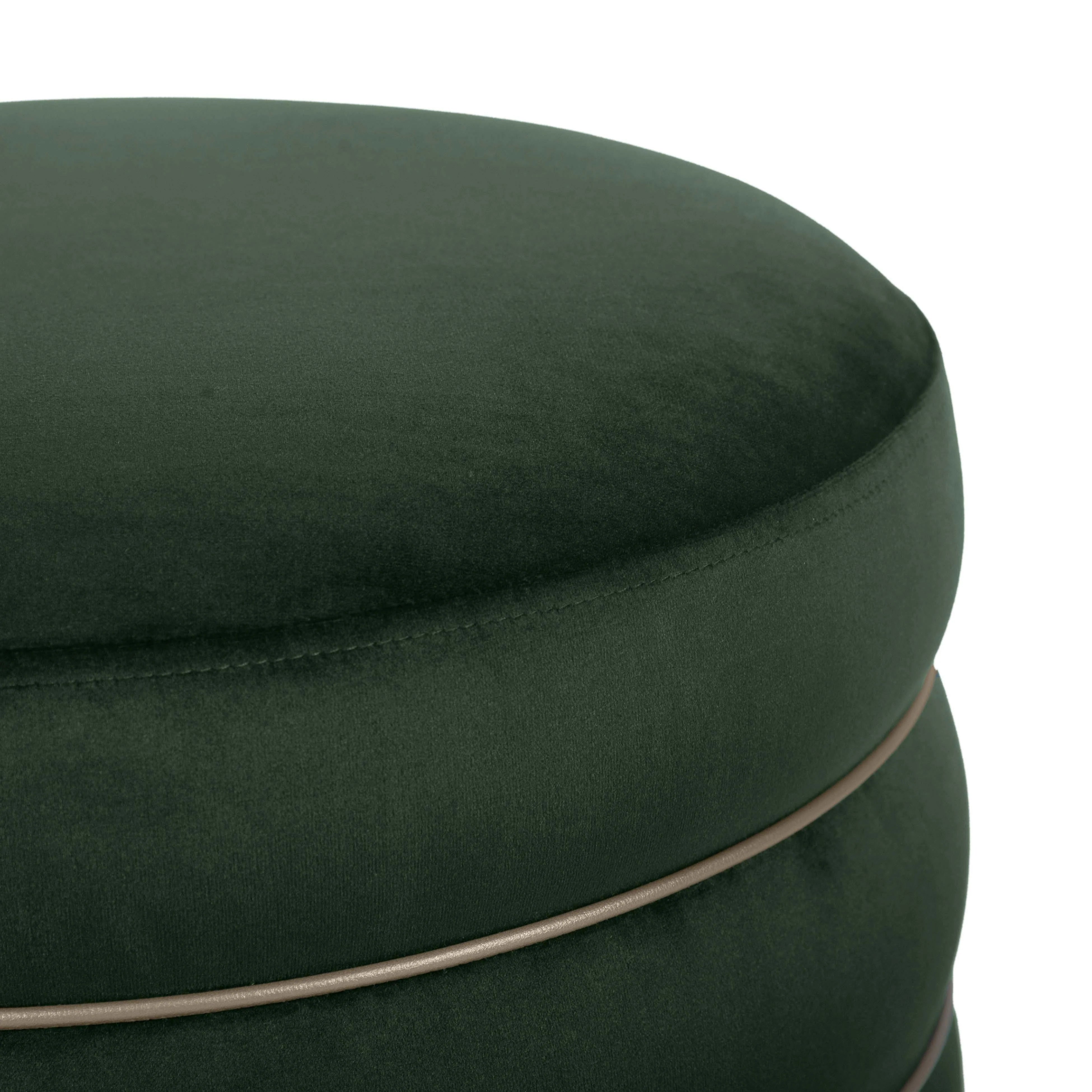 Lakka Performance Velvet Ottoman