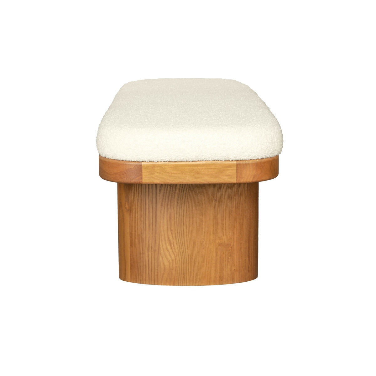 Banc en bois Boucle Performance Ollie White