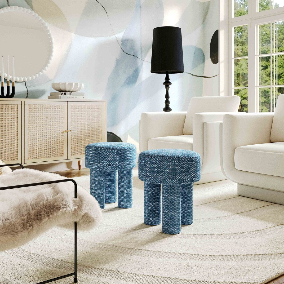 Claire Nubby Stool