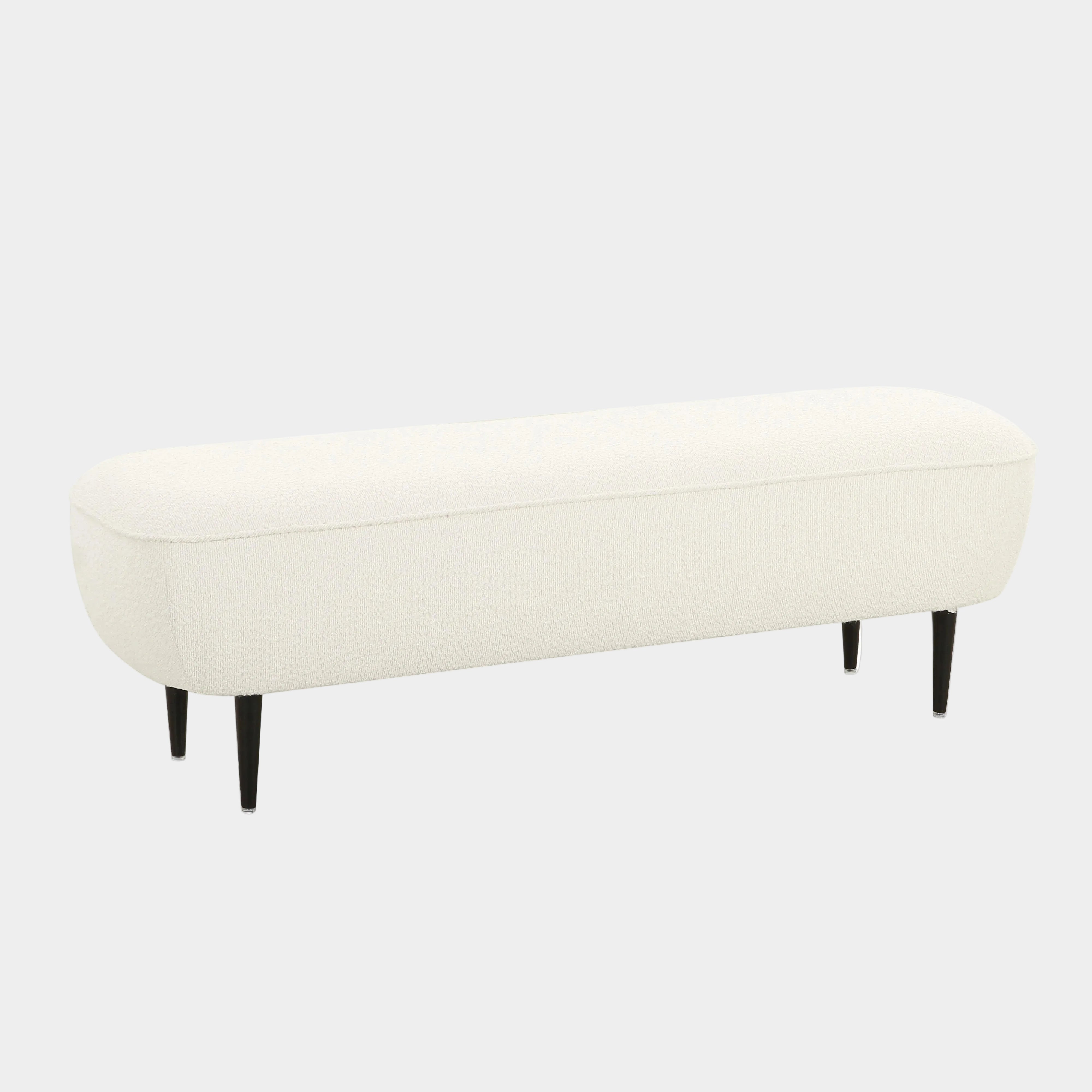 Denise 51" Cream Performance Boucle Bench