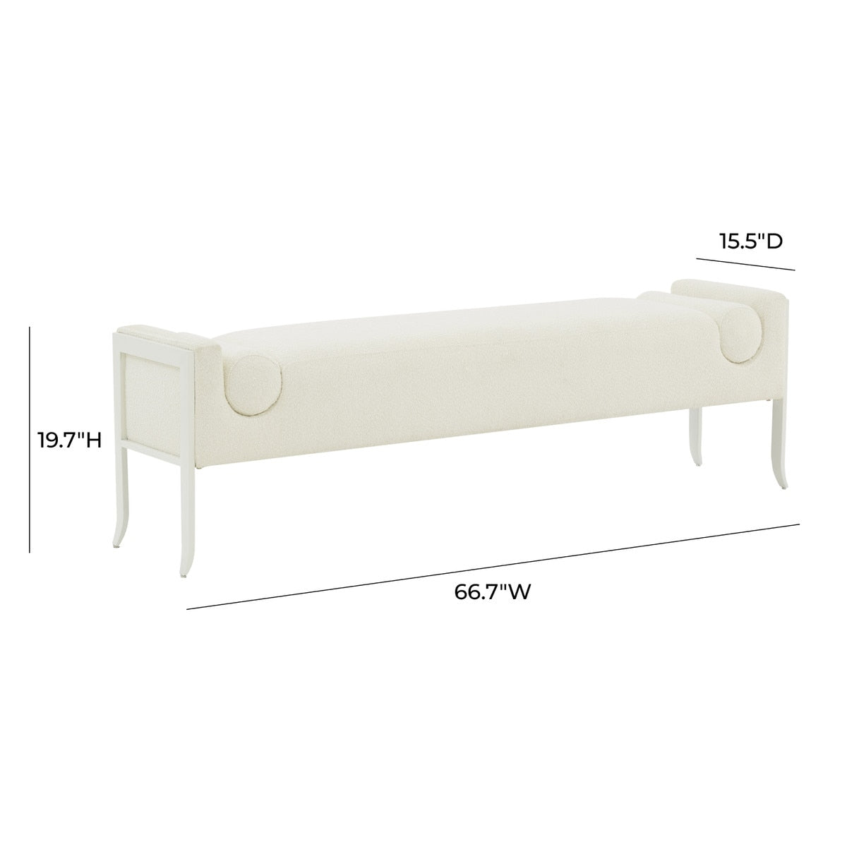 Banc Boucle Crème Ines