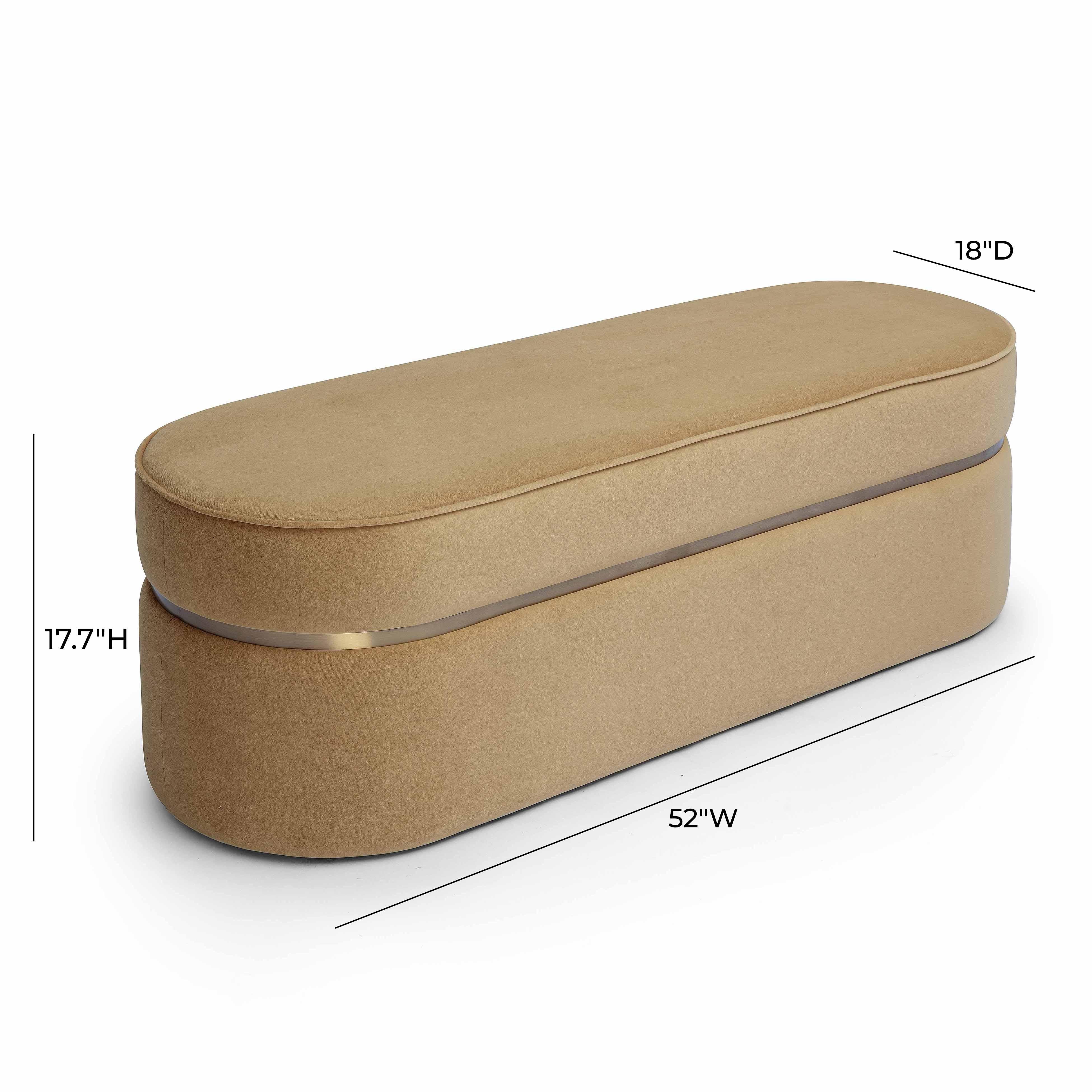Pomp 52" Performance Velvet Bench