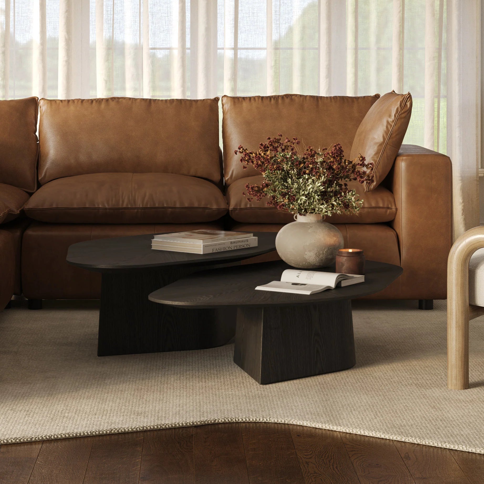 Roche 50" Ash Low Coffee Table