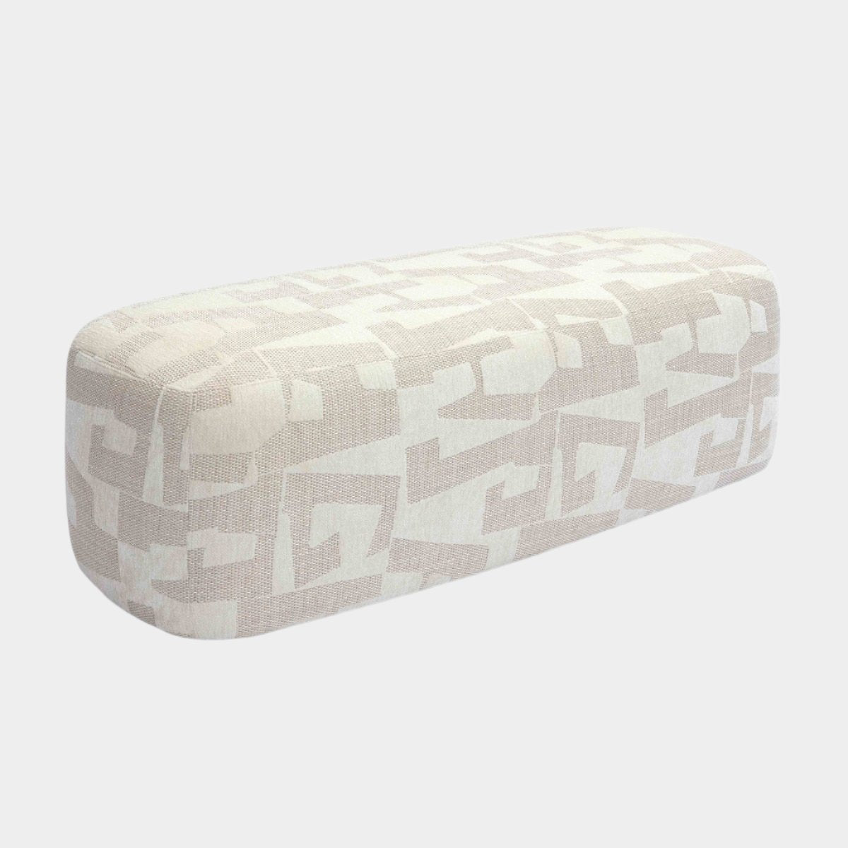 Banc Graceland en jacquard crème