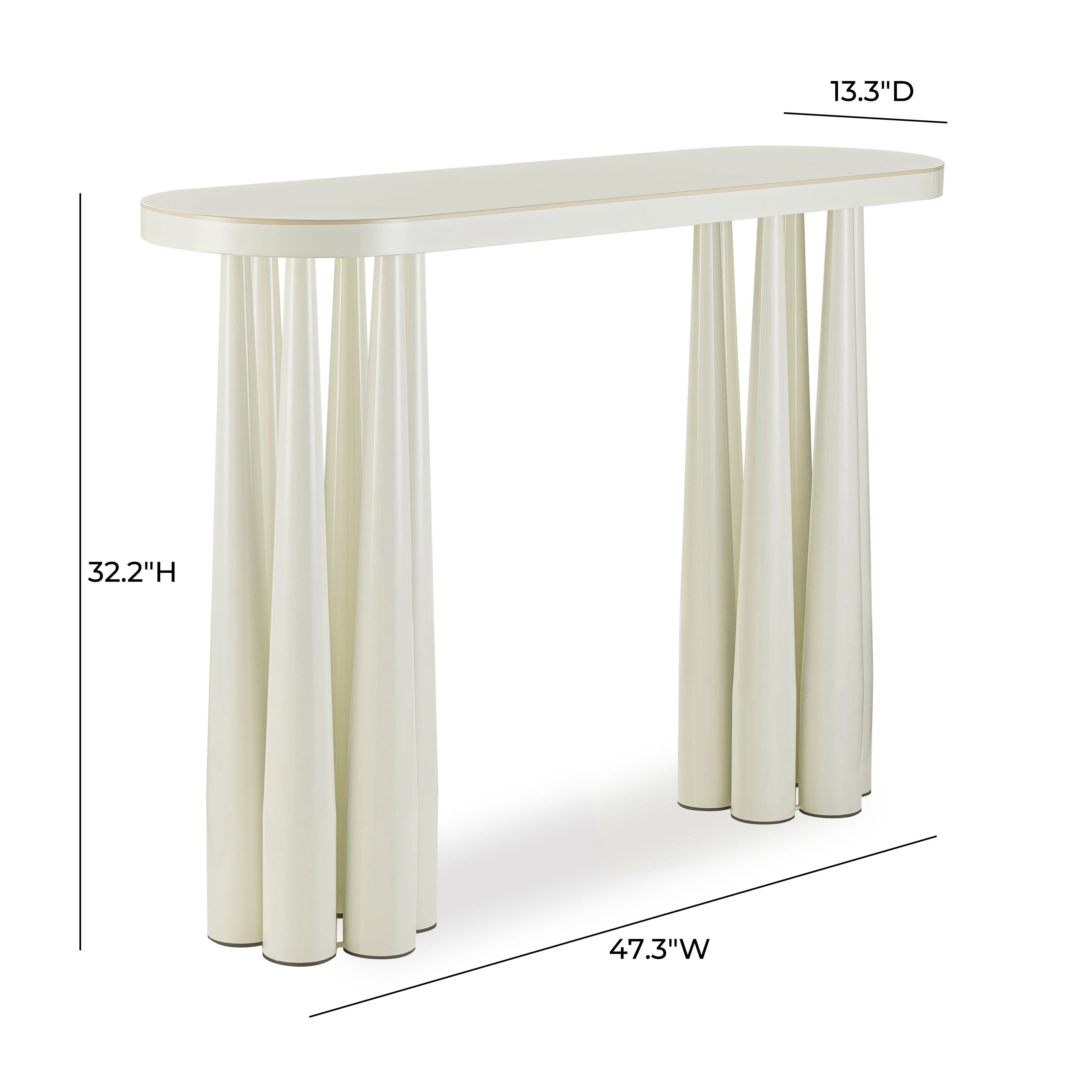 Titan 47" Glossy Console Table