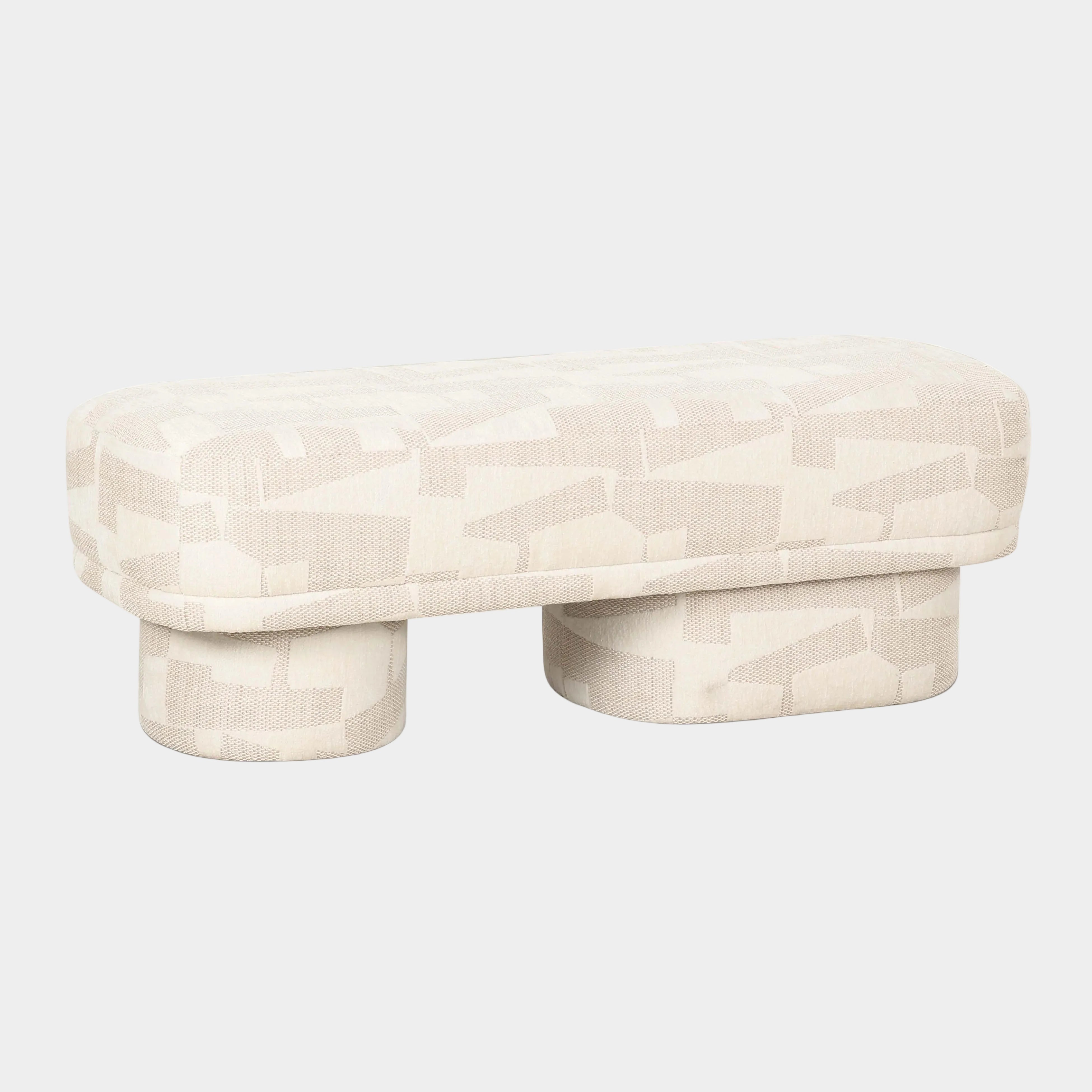 Lena 47" Performance Jacquard Bench