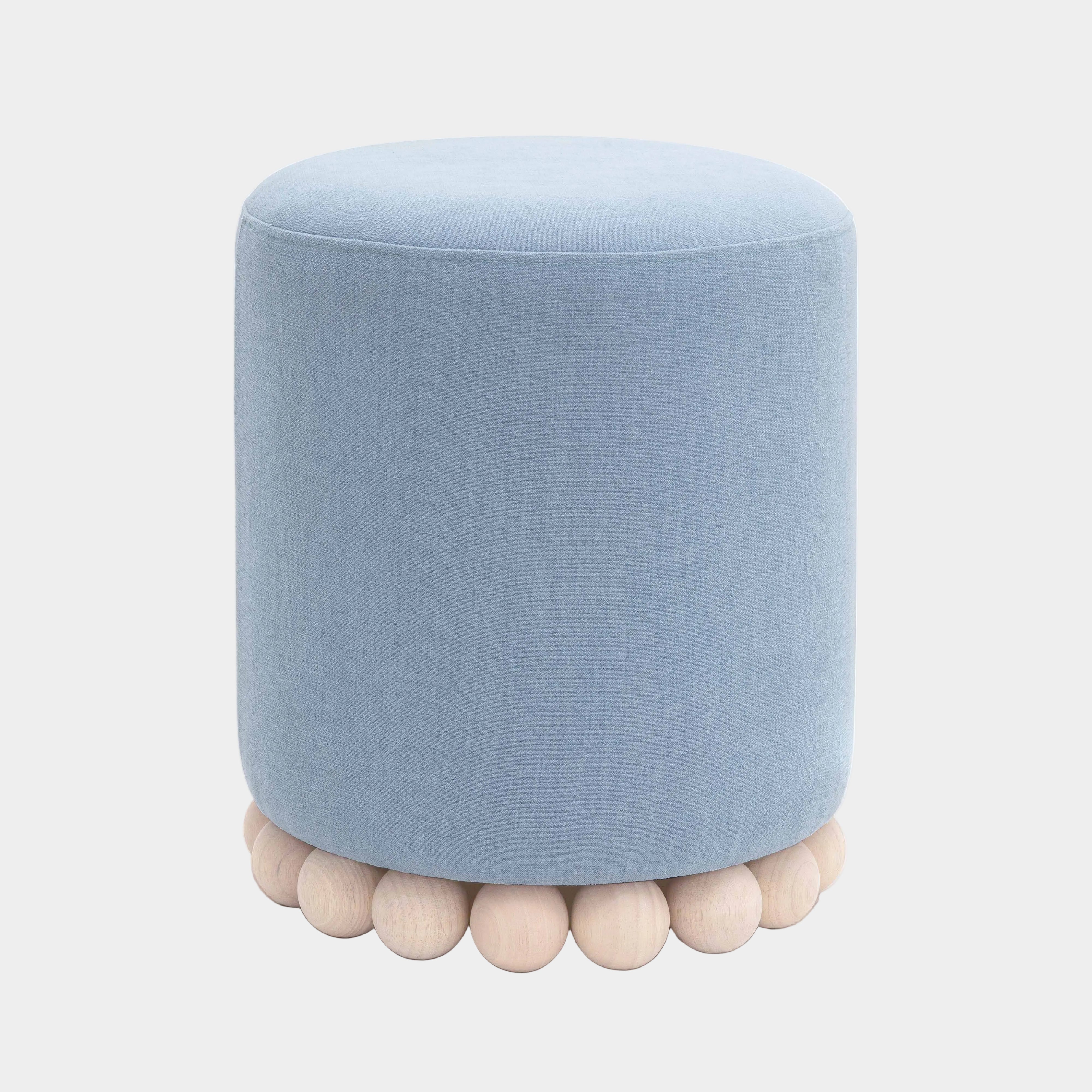 Dex Upcycled Performance Fabric Ottoman