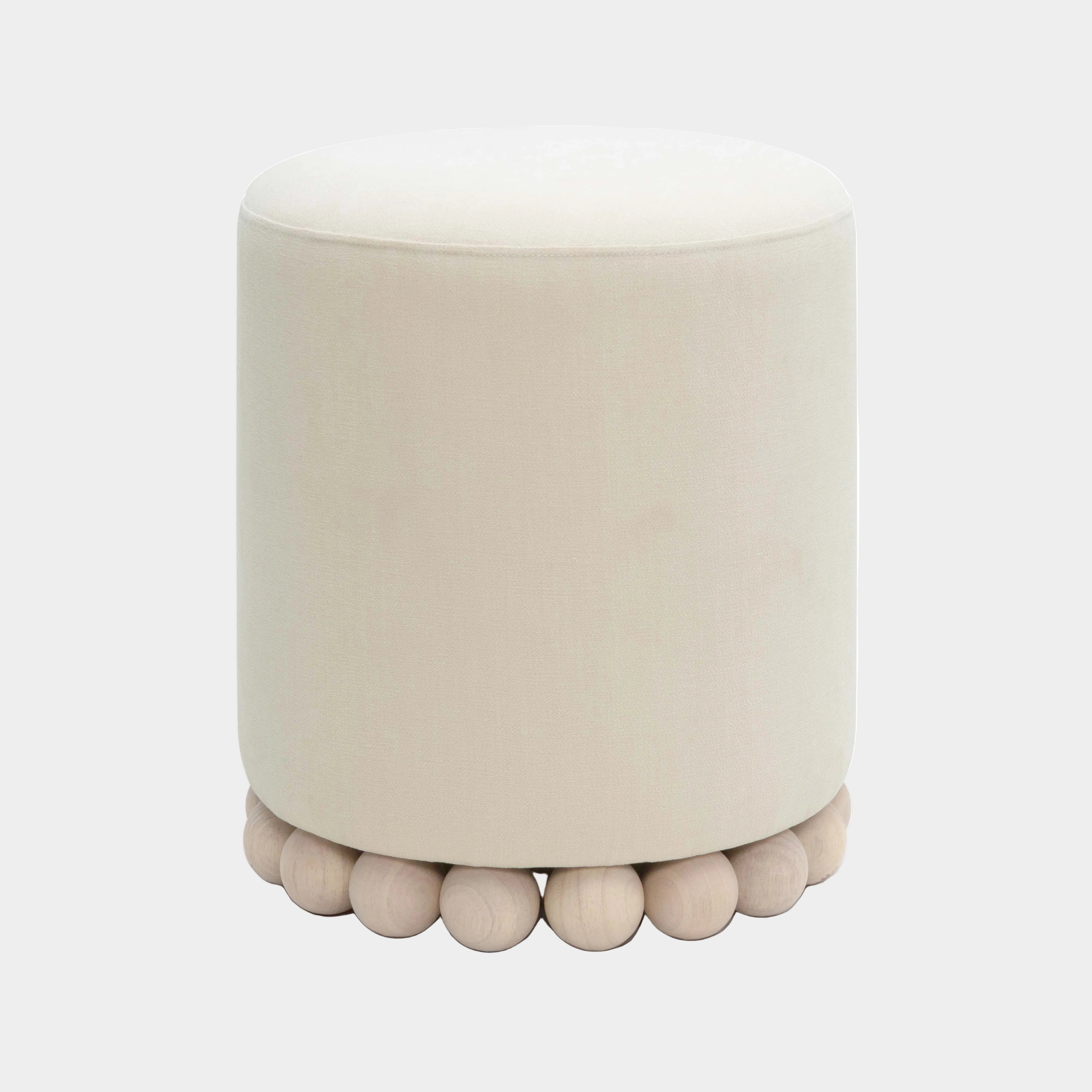 Dex Upcycled Performance Fabric Ottoman