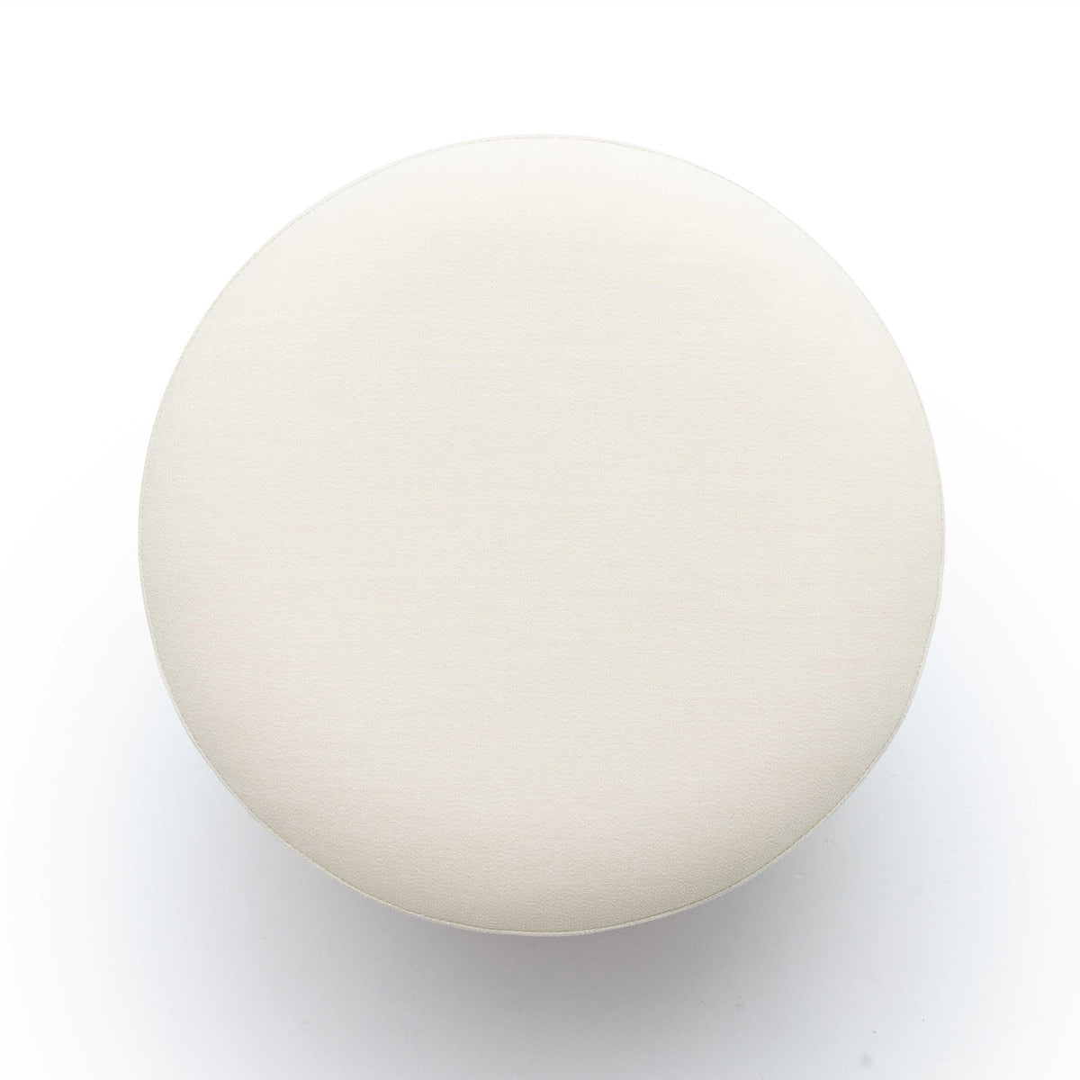 Pouf en tissu recyclé Dex Cream