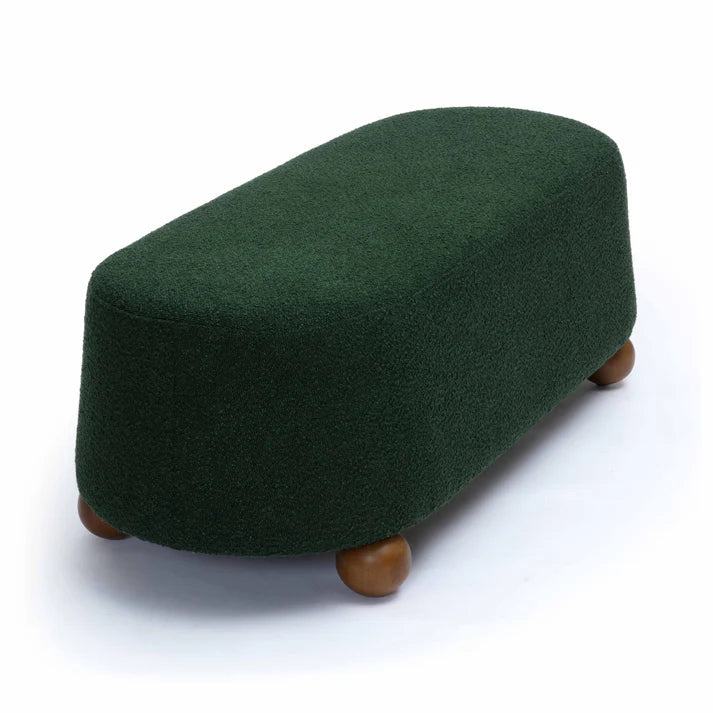 Jaine Boucle Large Ottoman