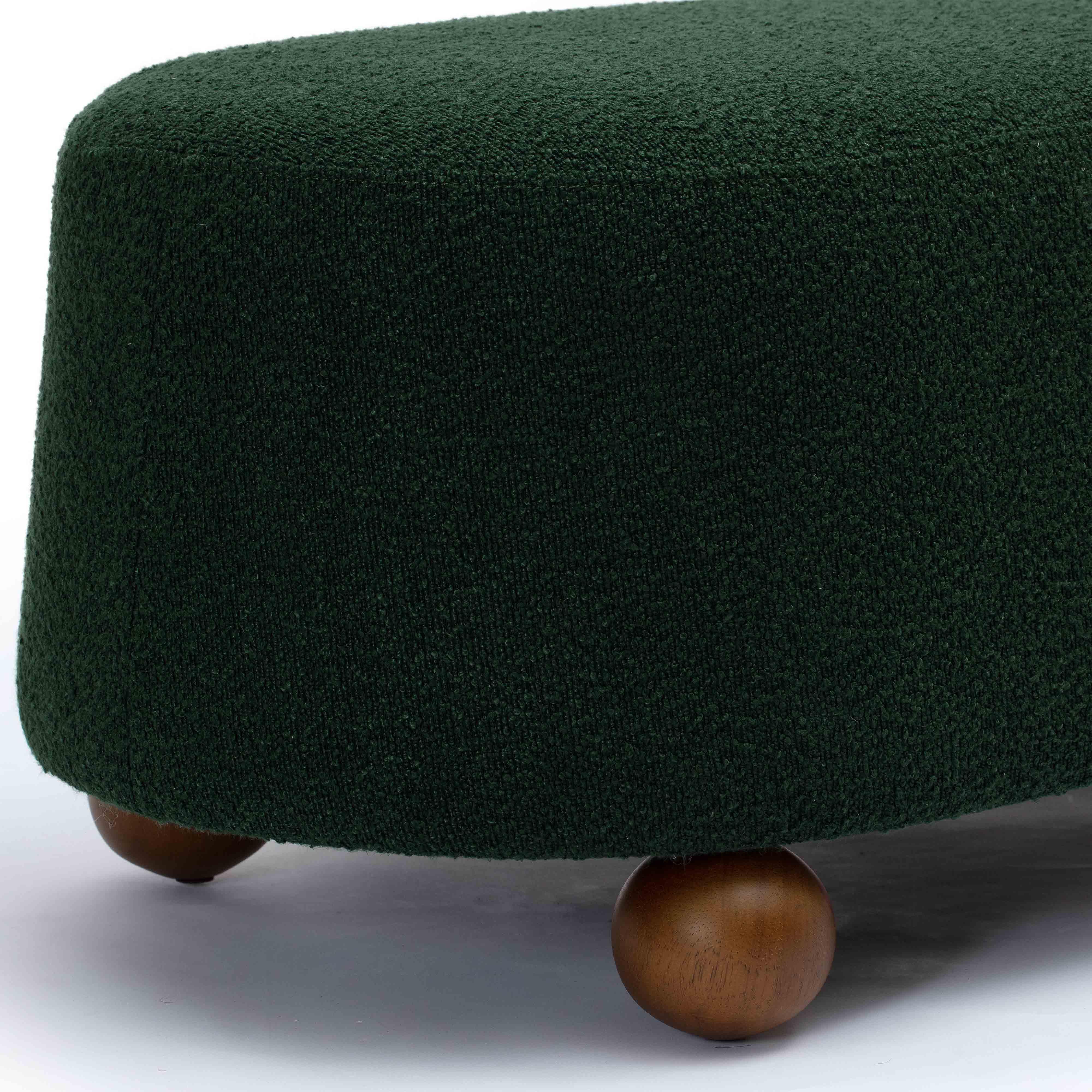 Jaine 48" Performance Boucle Large Ottoman