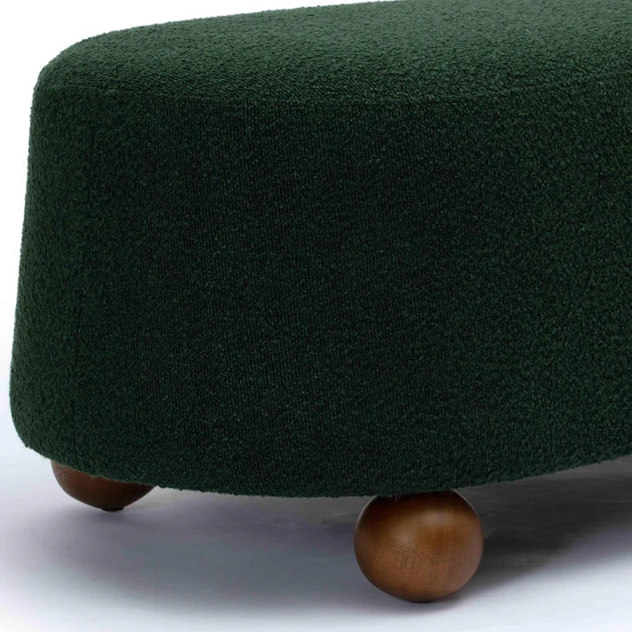 Jaine Boucle Large Ottoman