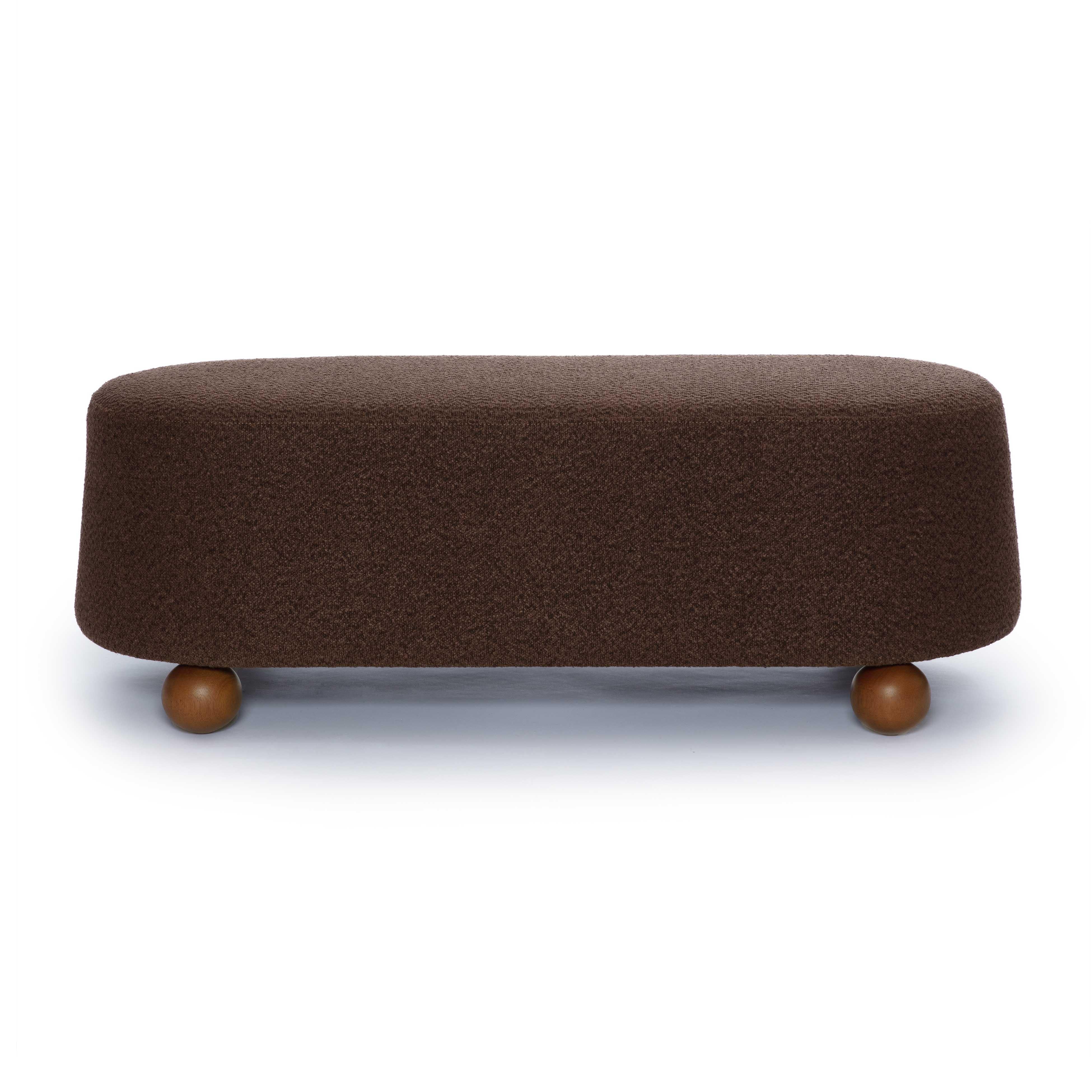 Jaine 48" Performance Boucle Large Ottoman