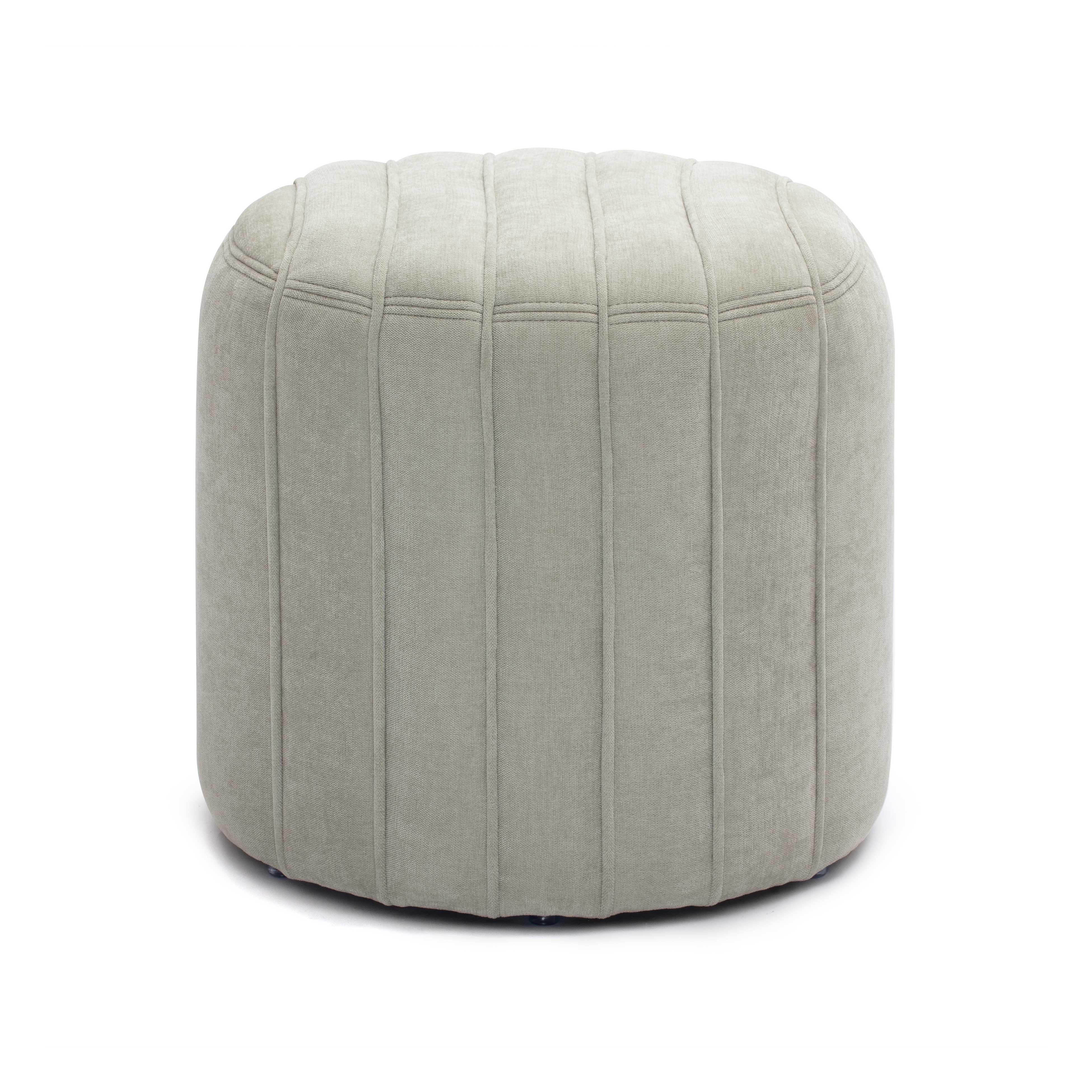 Pouch Chenille Ottoman