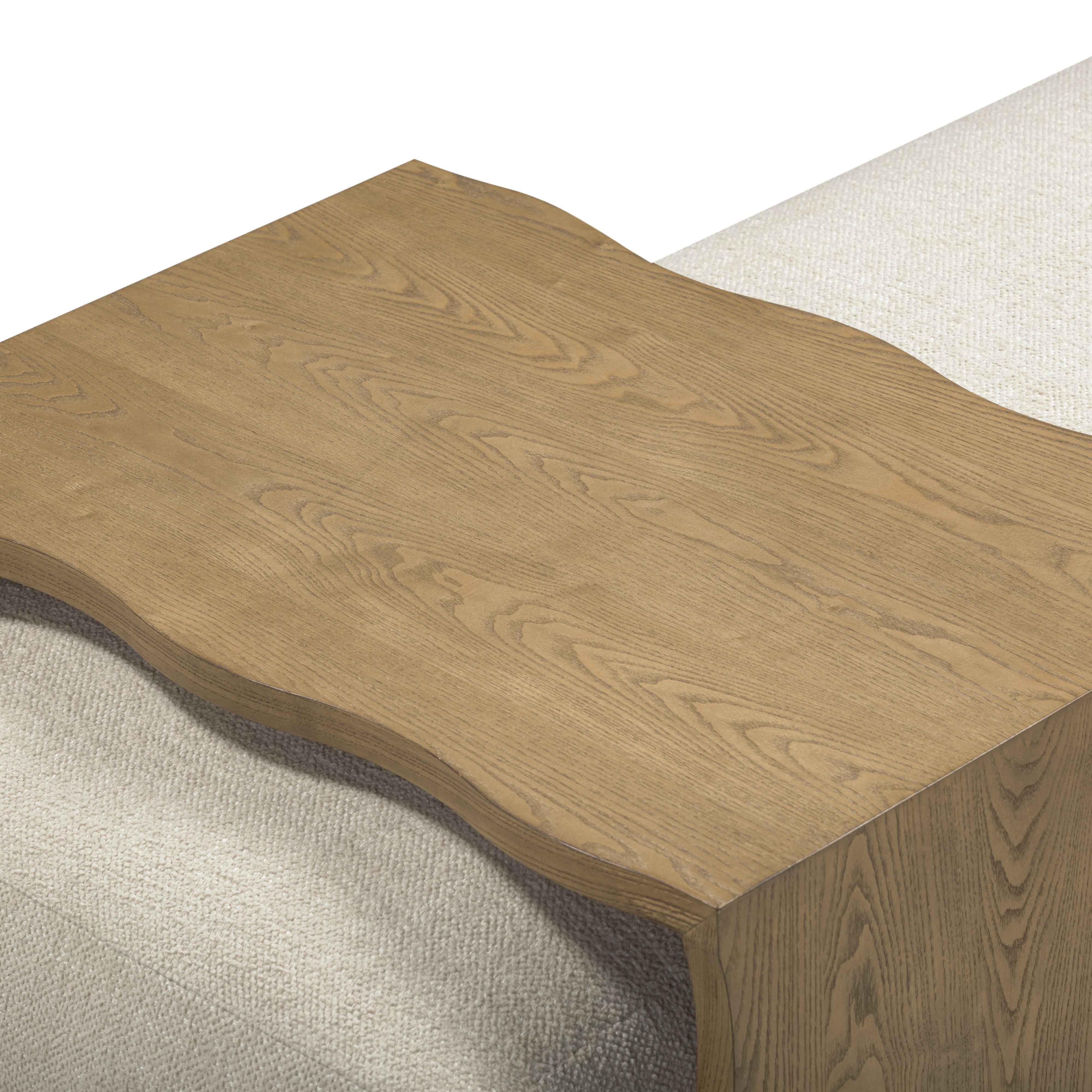 Spencer 54" Performance Basketweave Ottoman with Bridge Table