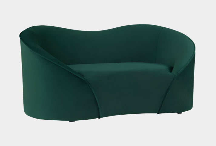 Poodle Forest Green Pet Bed
