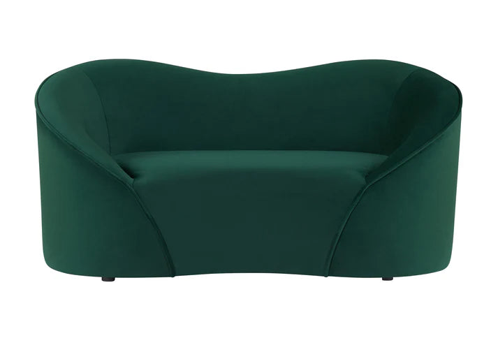 Poodle Forest Green Pet Bed