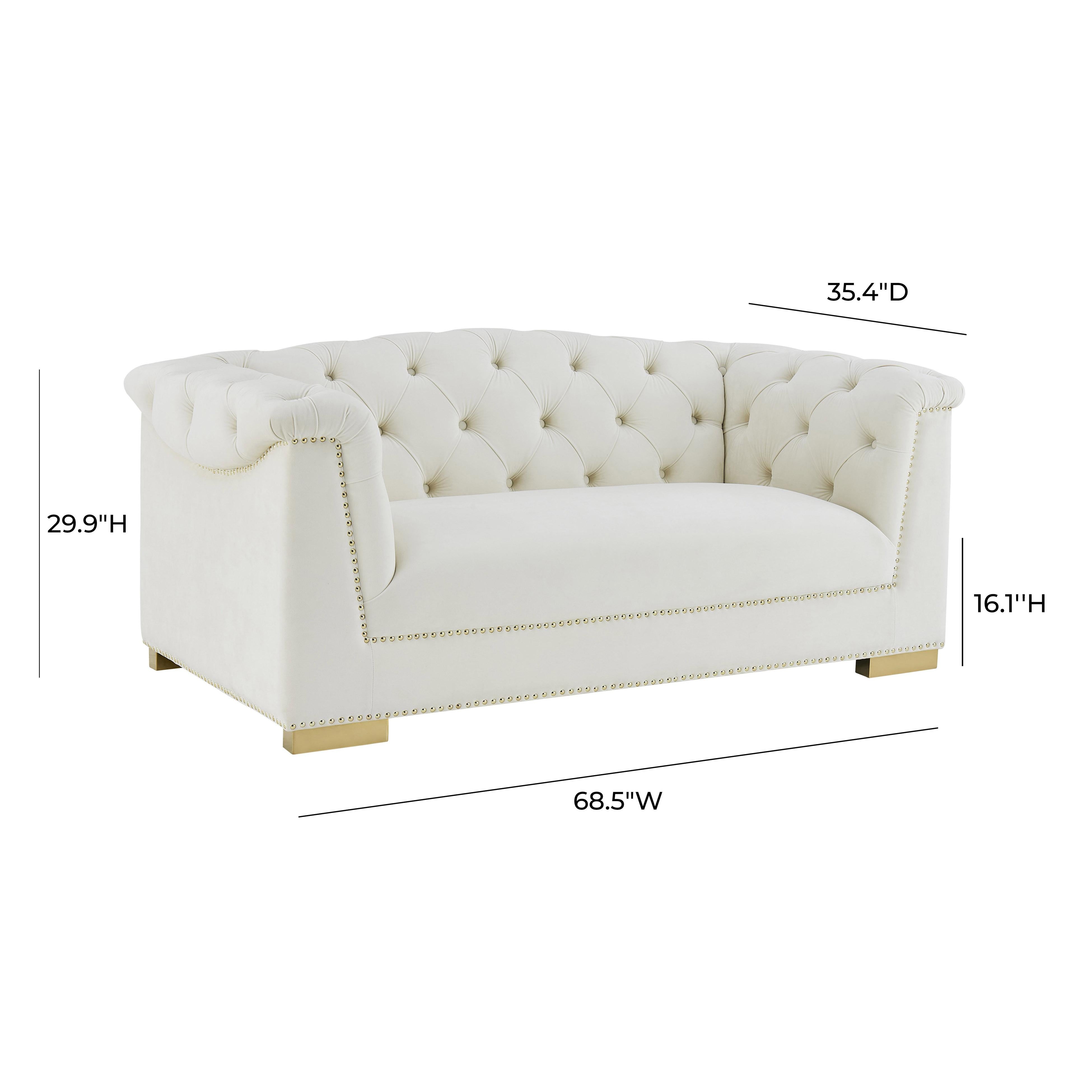 Farah 69" Performance Velvet Loveseat