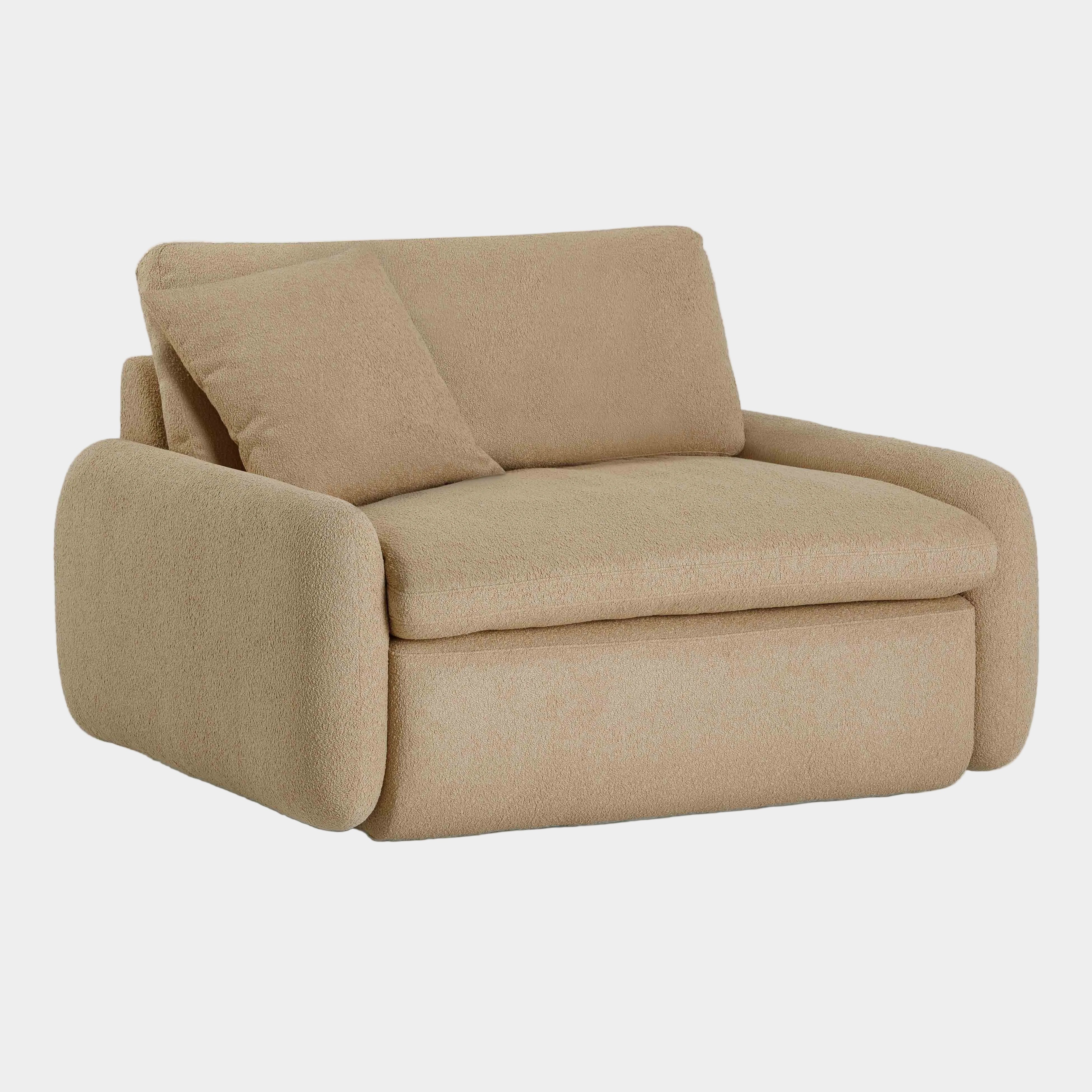 Rachelle Tan Contract-Grade Boucle Lounge Chair