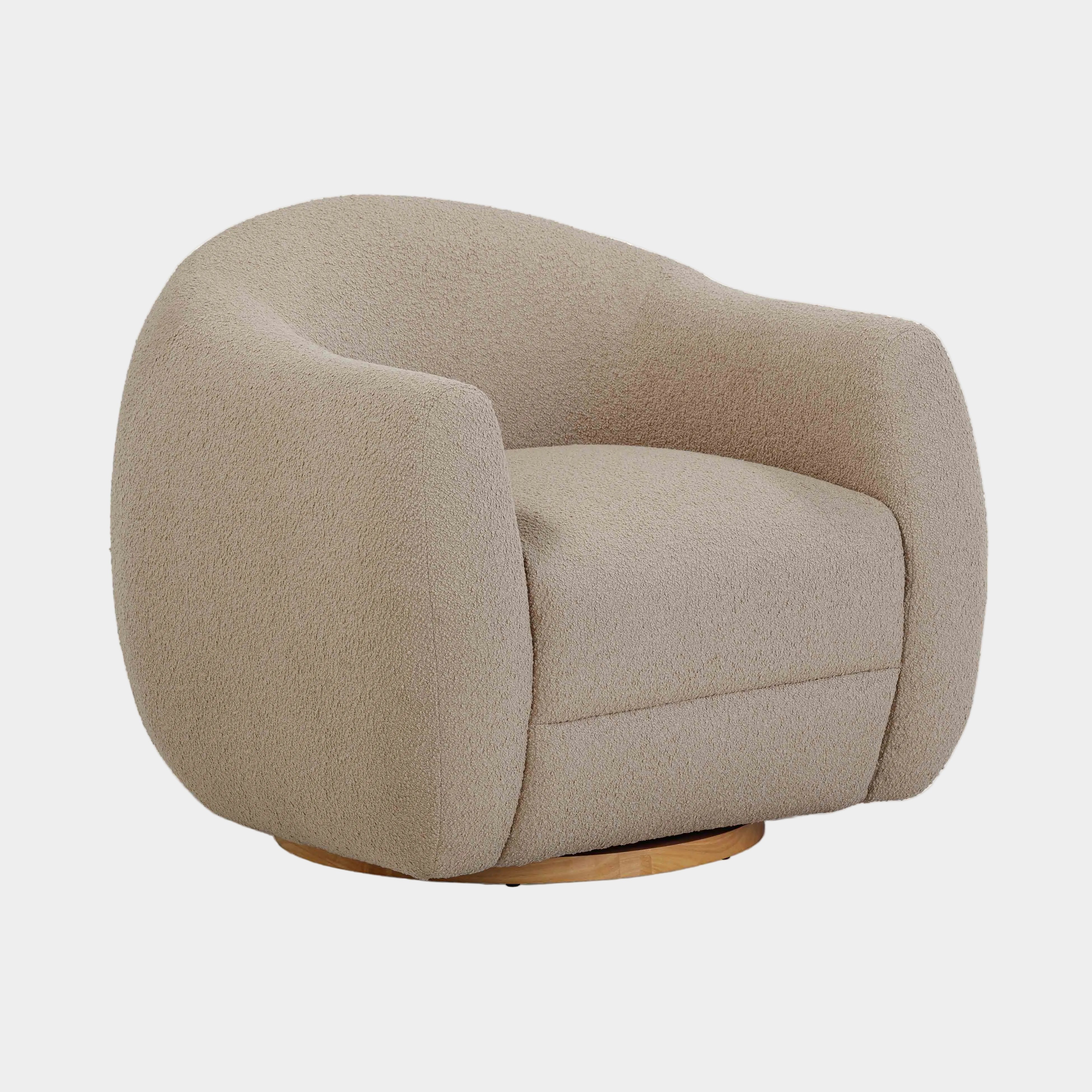 Judy Boucle Swivel Chair