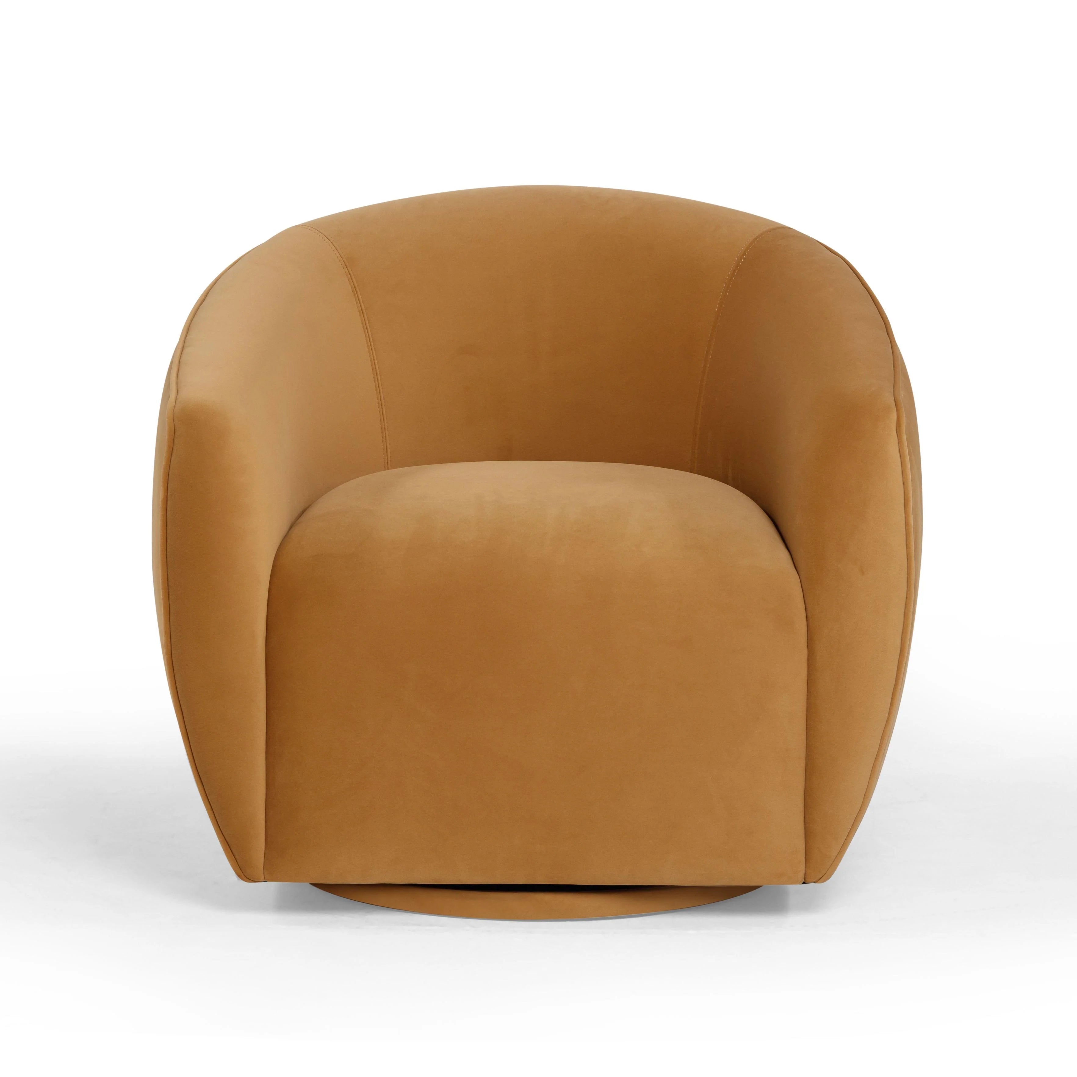 Jordan Performance Velvet Swivel Accent Chair