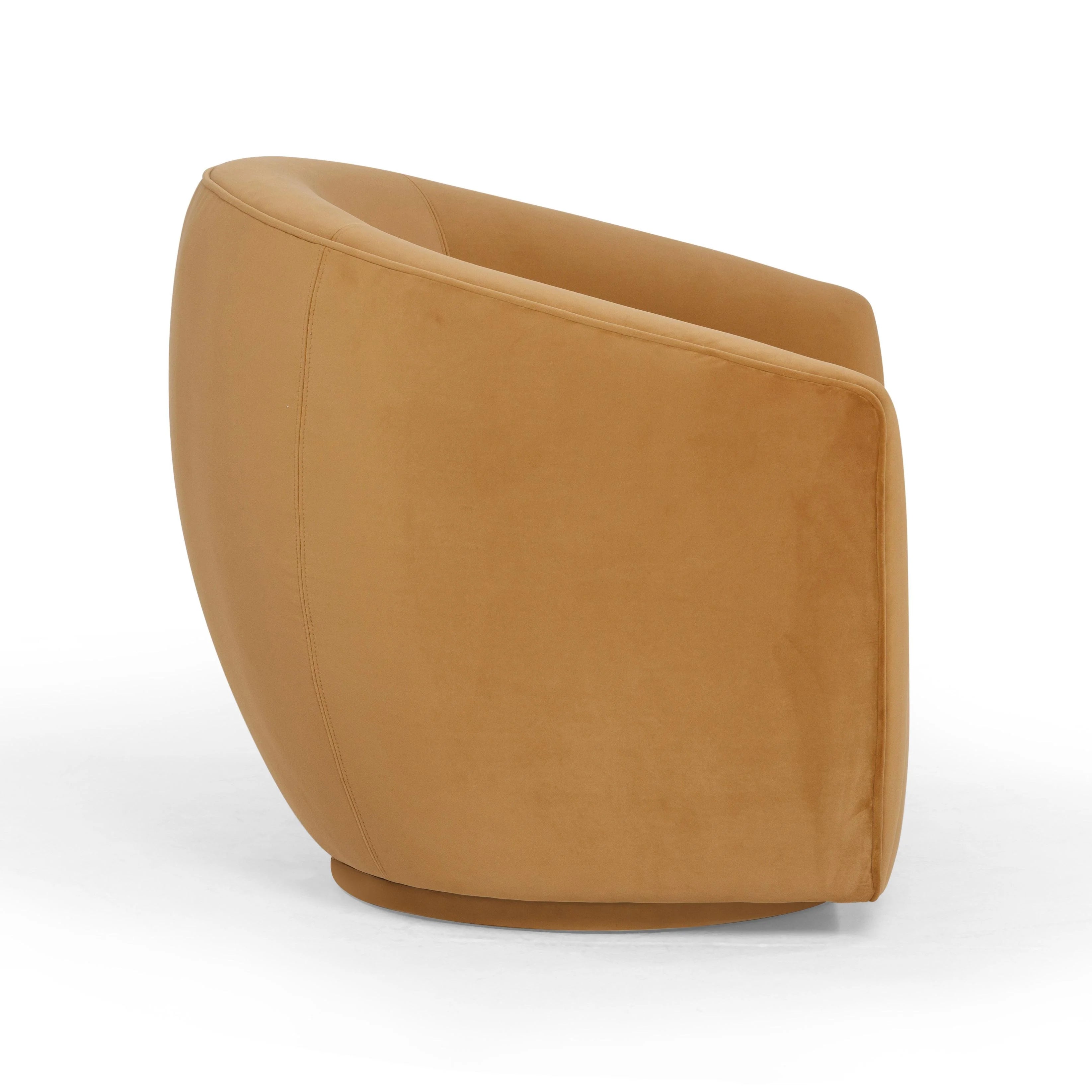 Jordan Performance Velvet Swivel Accent Chair