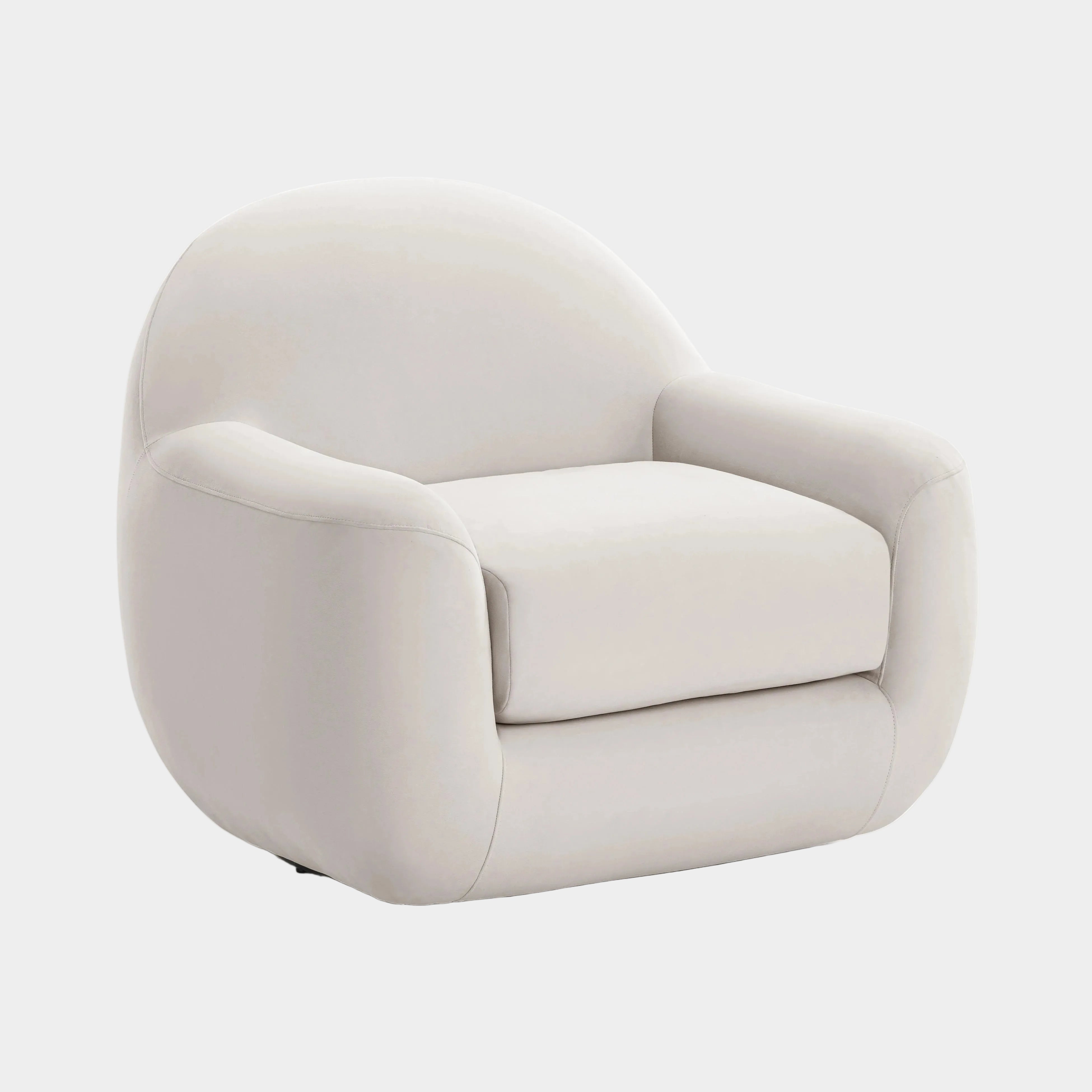 Tiago Performance Velvet Swivel Accent Chair