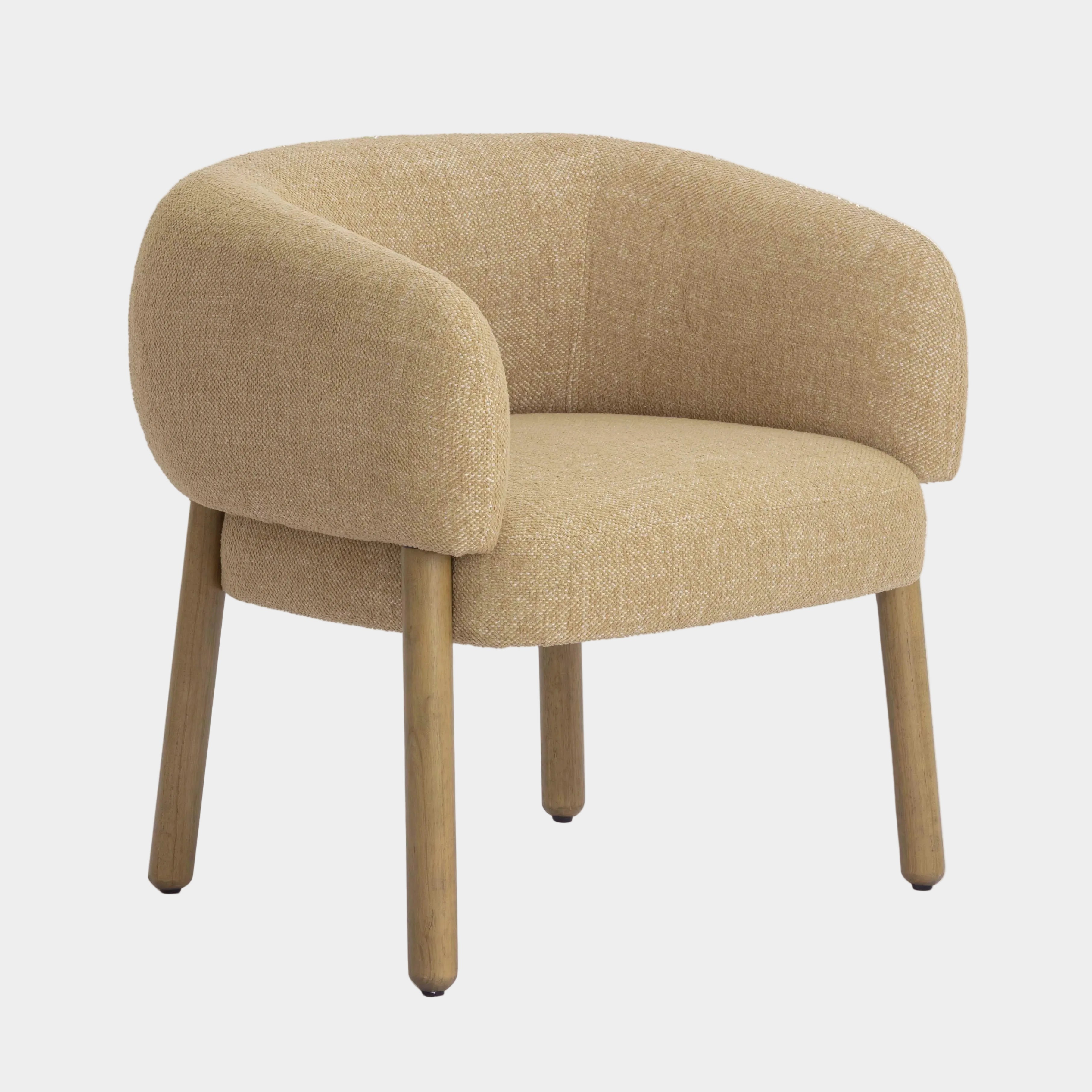 Foxy Textured Performance Fabric Accent Chair