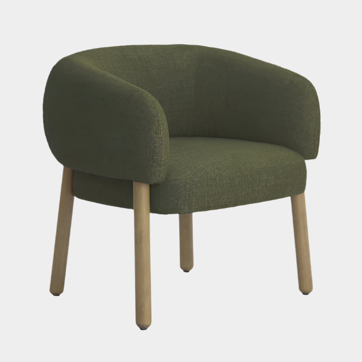 Foxy Textured Fabric Accent Chair