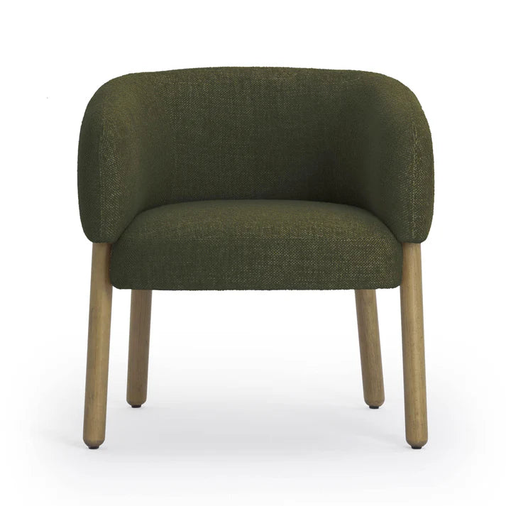 Foxy Textured Fabric Accent Chair