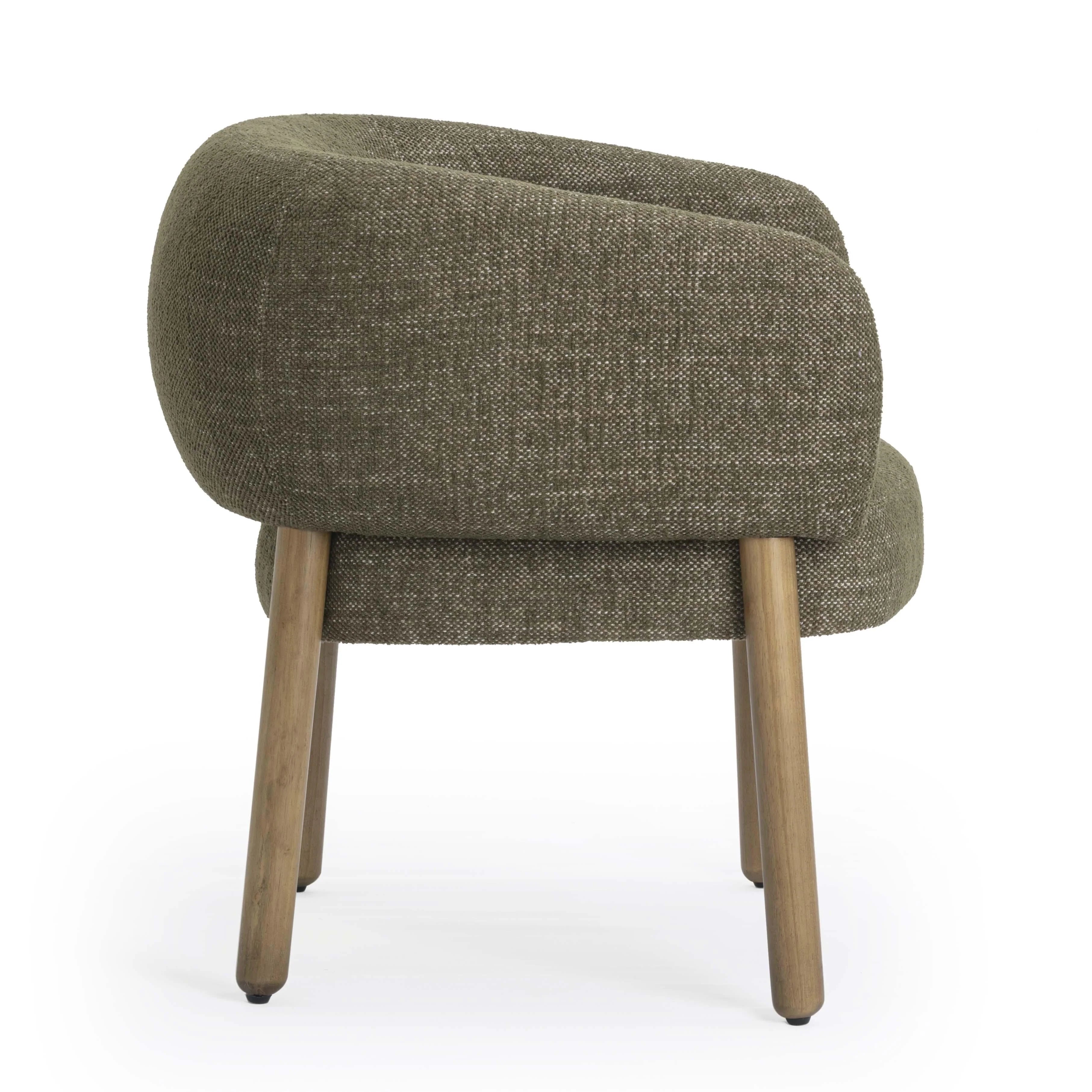 Foxy Textured Performance Fabric Accent Chair