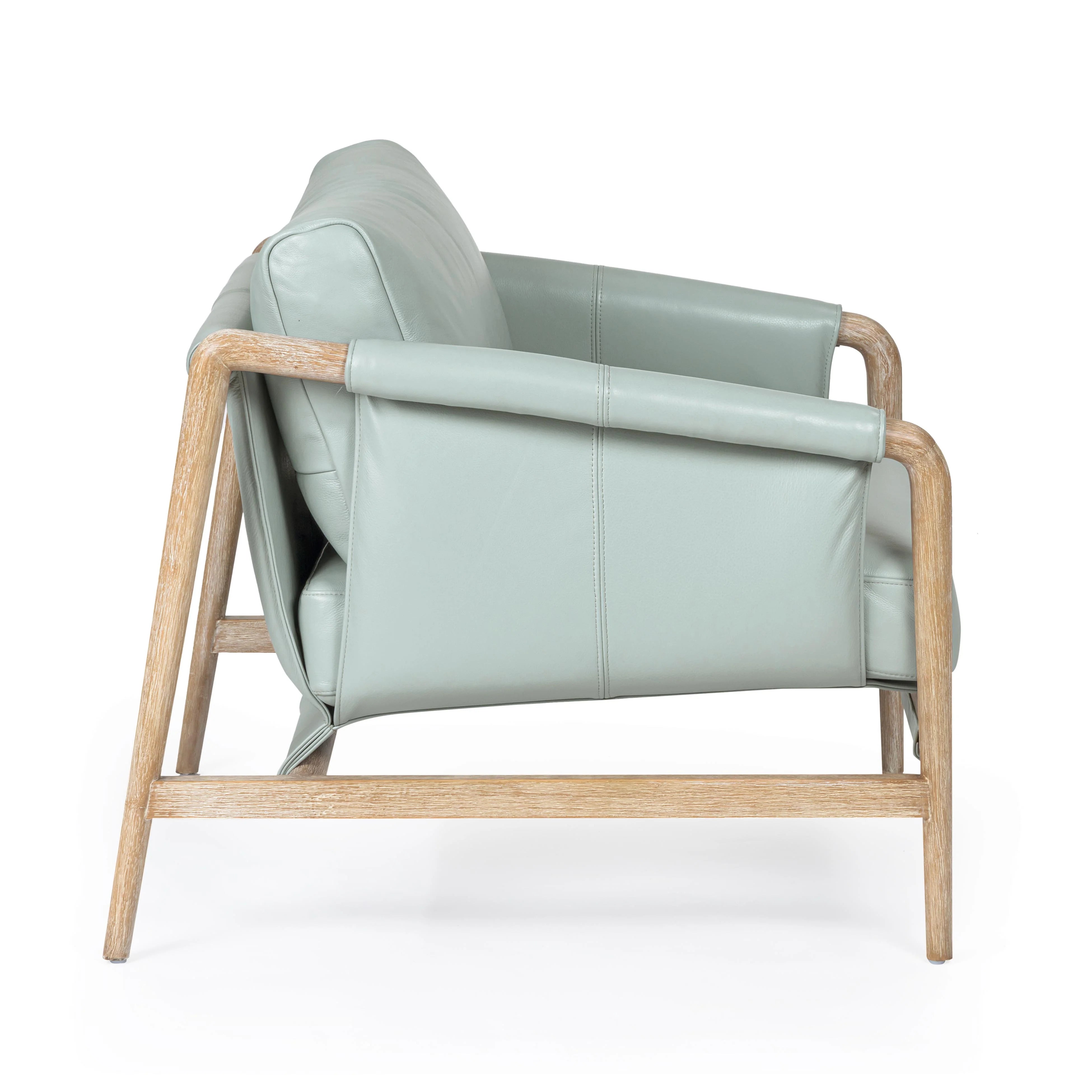 Chakka Contract-Grade Genuine Leather Accent Chair