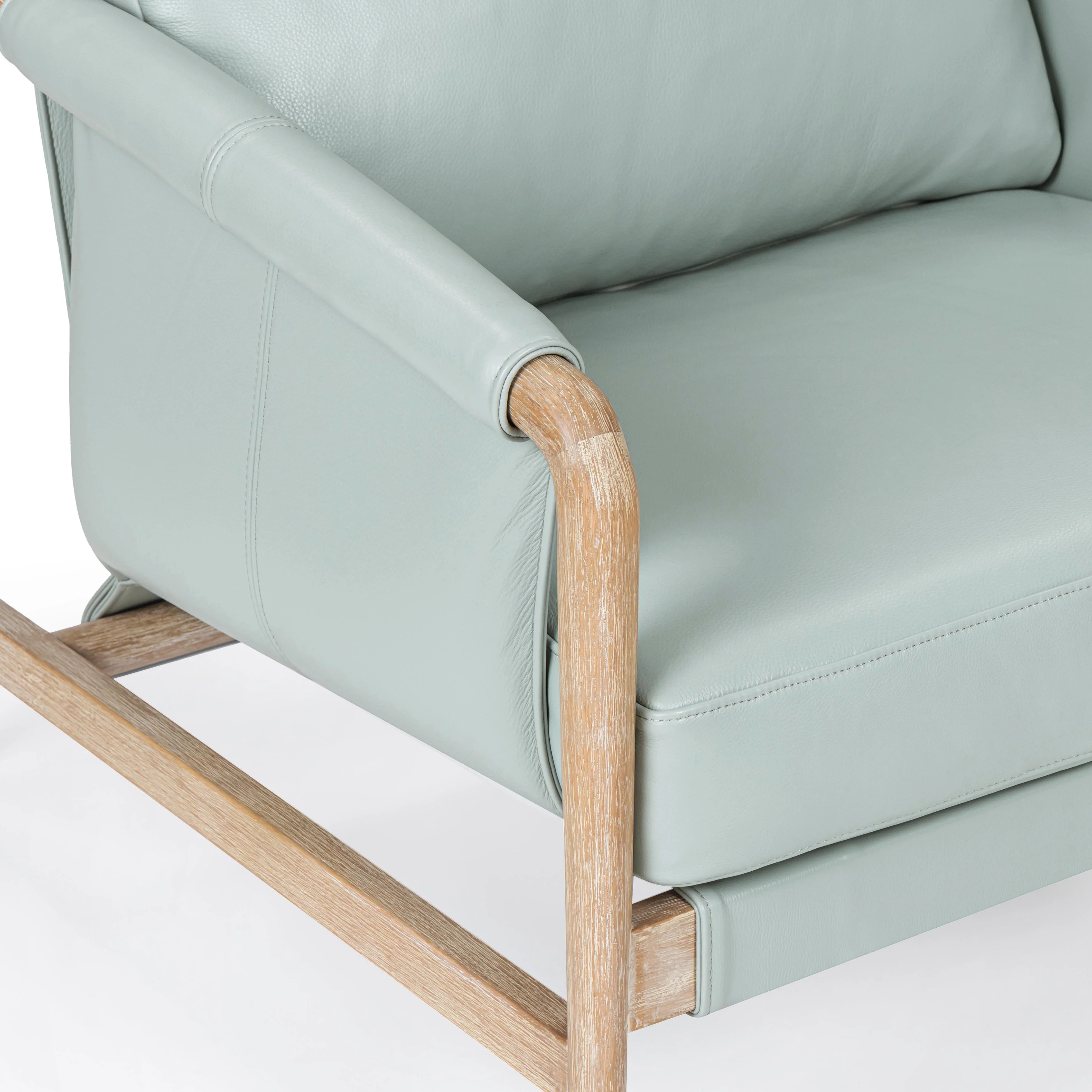 Chakka Contract-Grade Genuine Leather Accent Chair