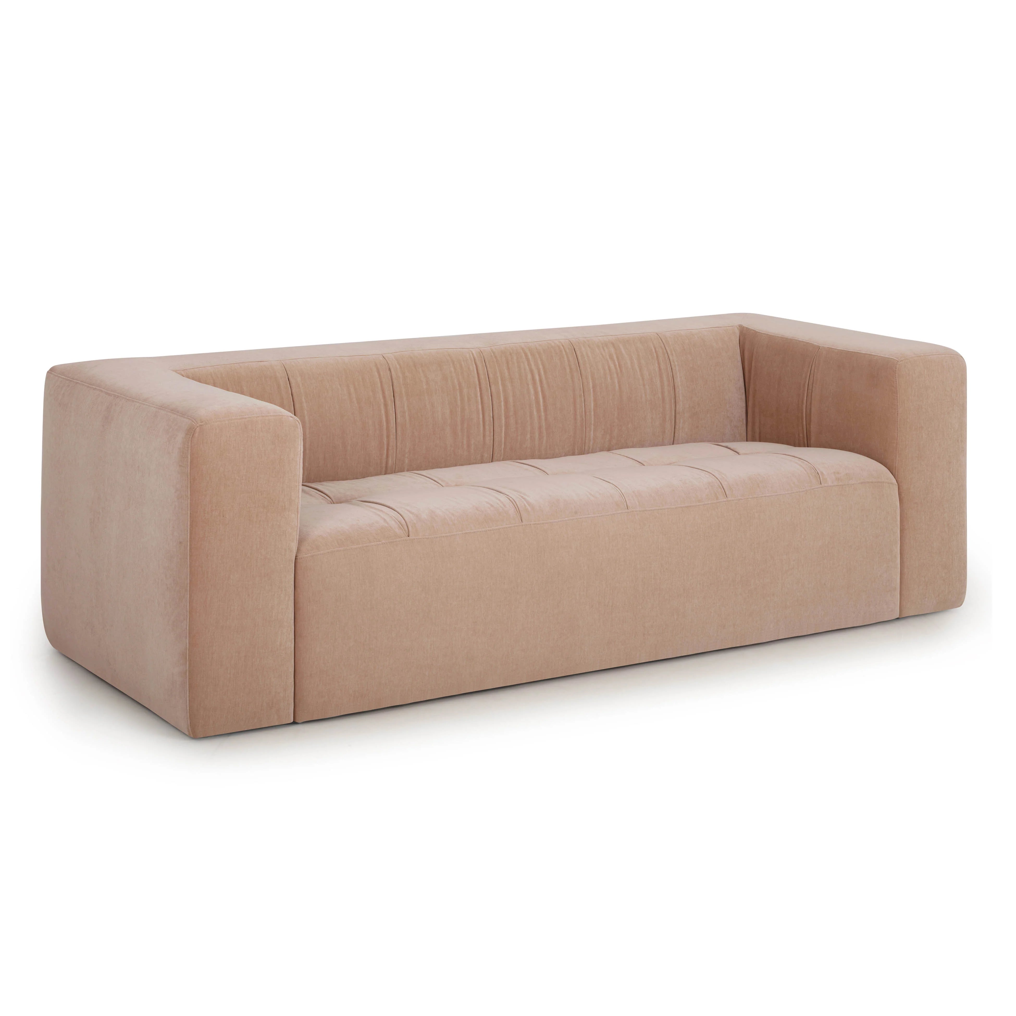 Alder 89" Upcycled Contract-Grade Chenille Sofa