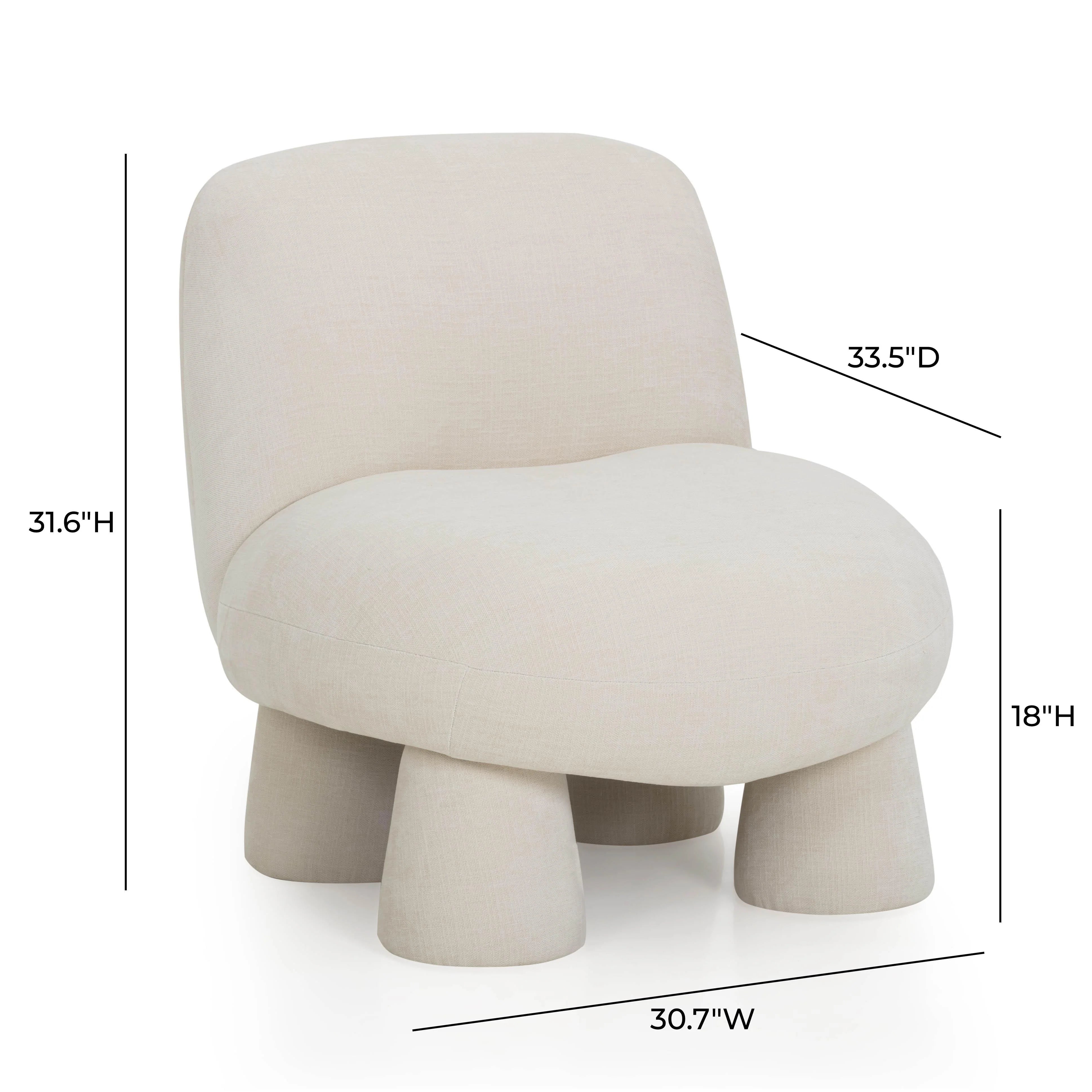 Stomp Upcycled Performance Chenille Accent Chair