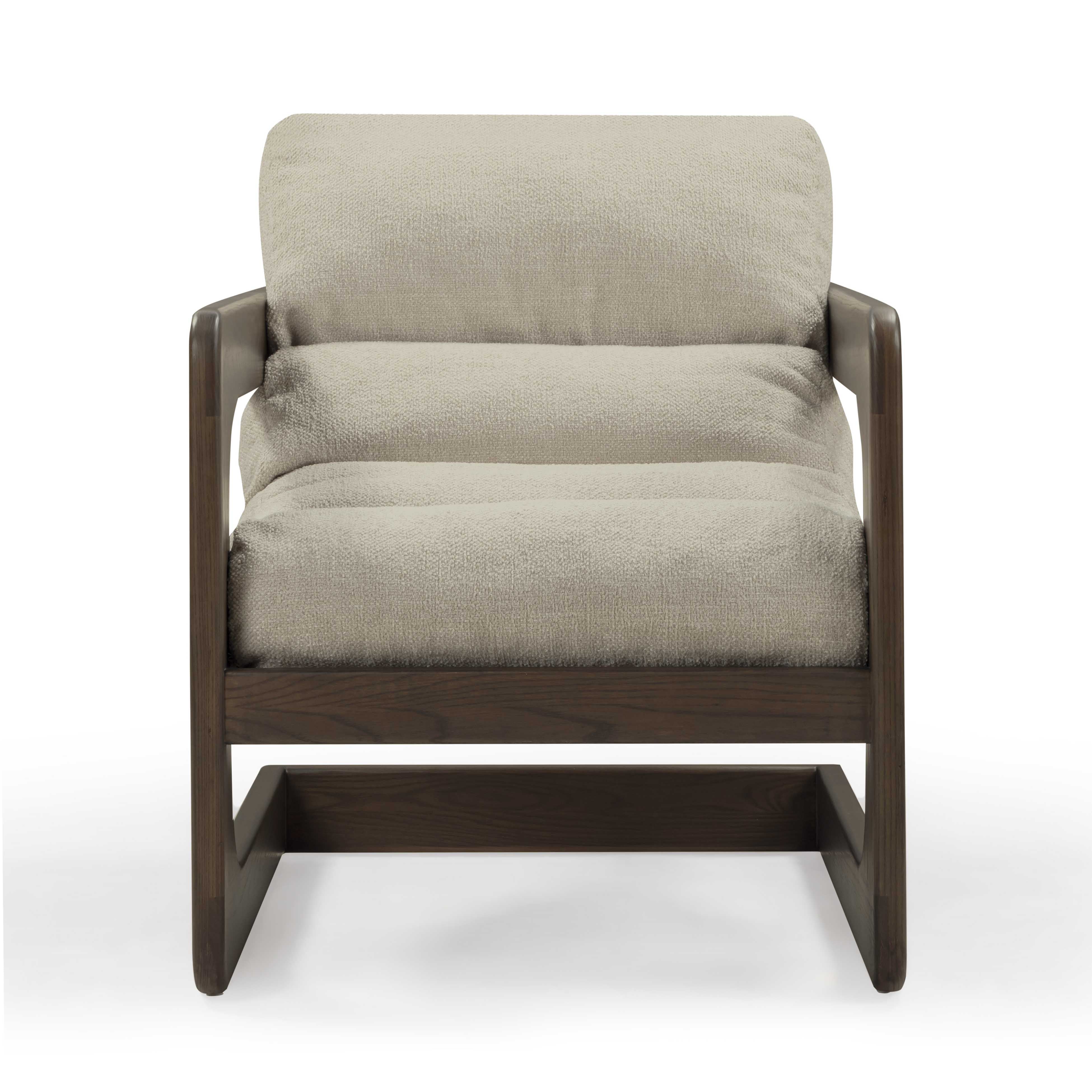 Palma Contract-Grade Textured Weave Fabric Accent Chair