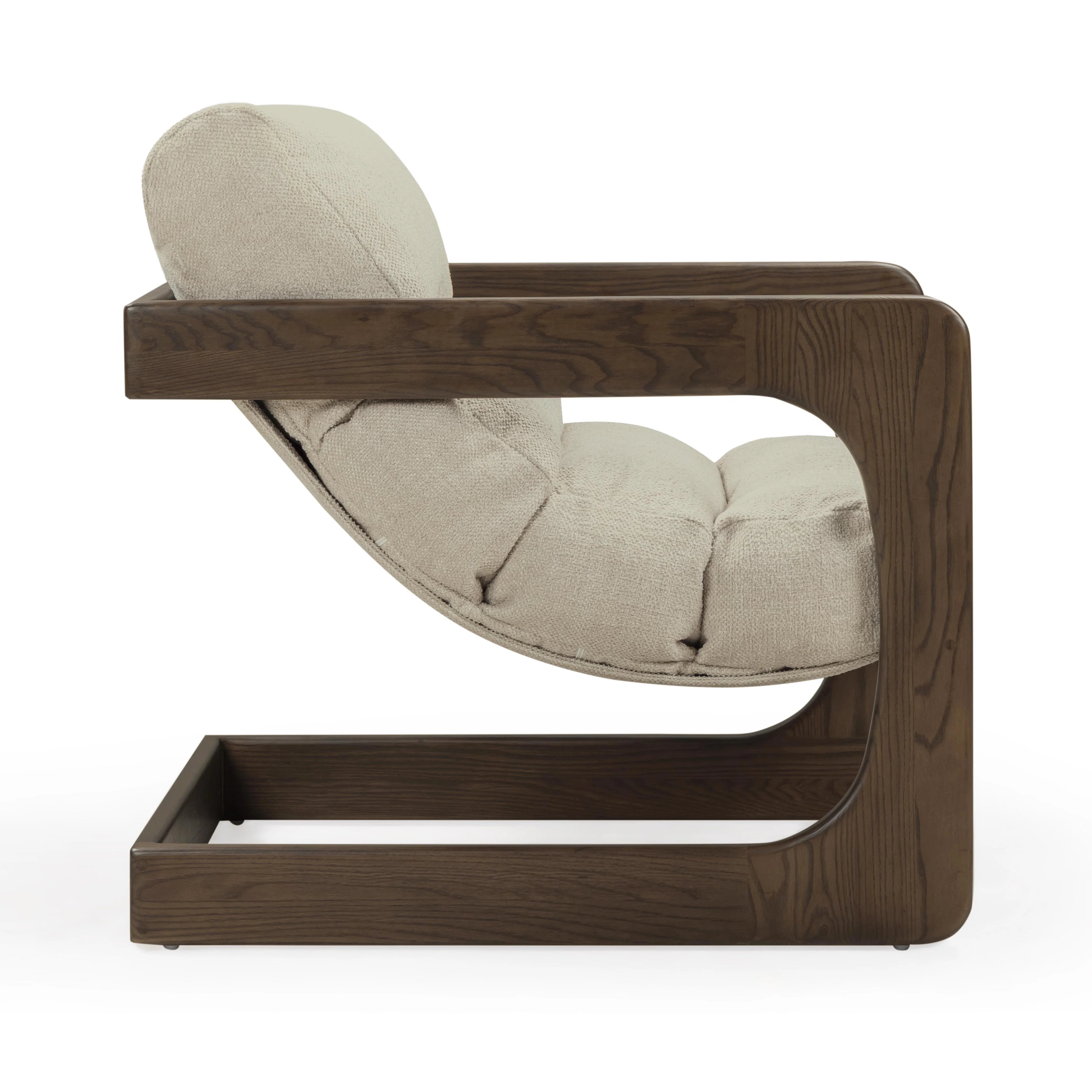 Palma Contract-Grade Textured Weave Fabric Accent Chair