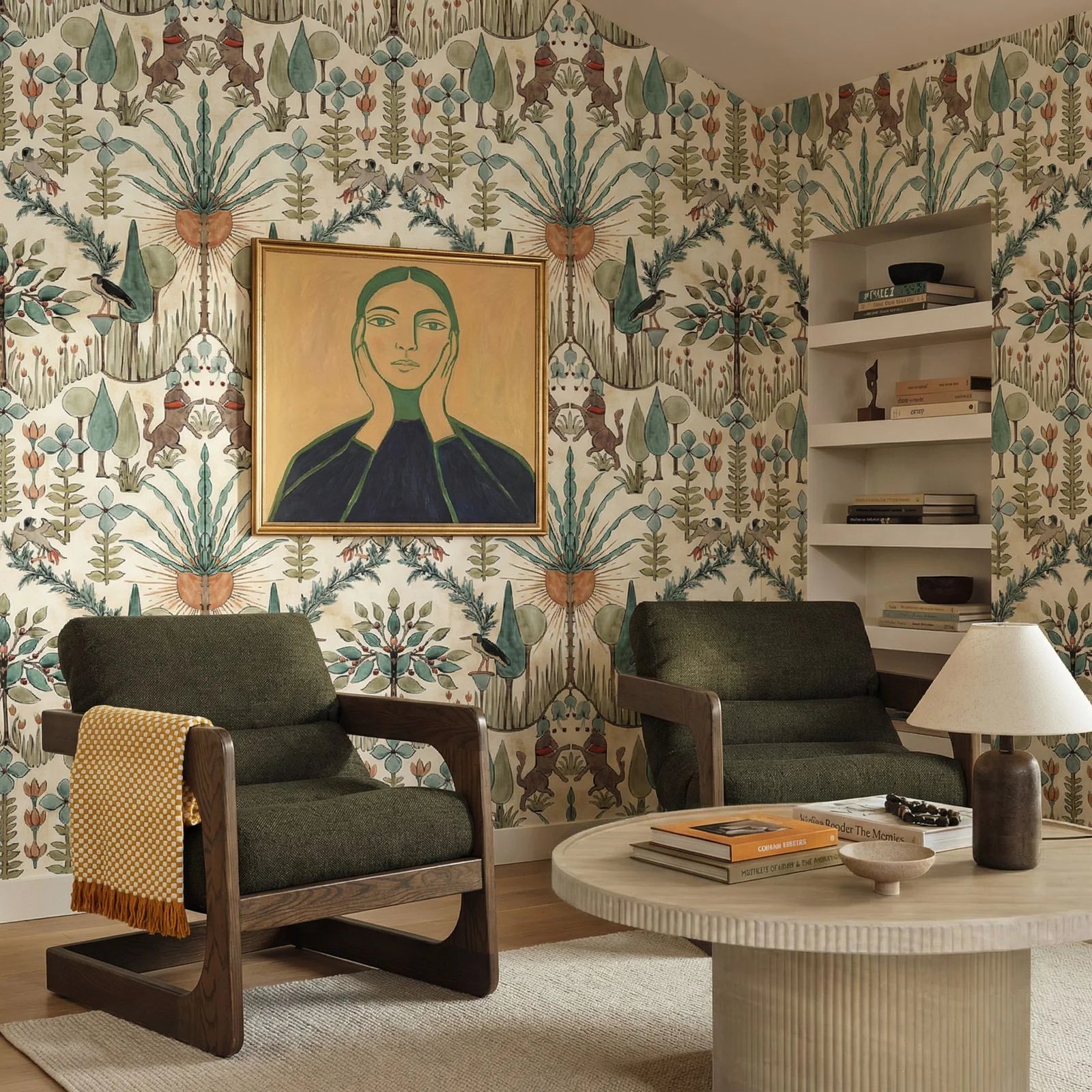 Palma Contract-Grade Textured Weave Fabric Accent Chair