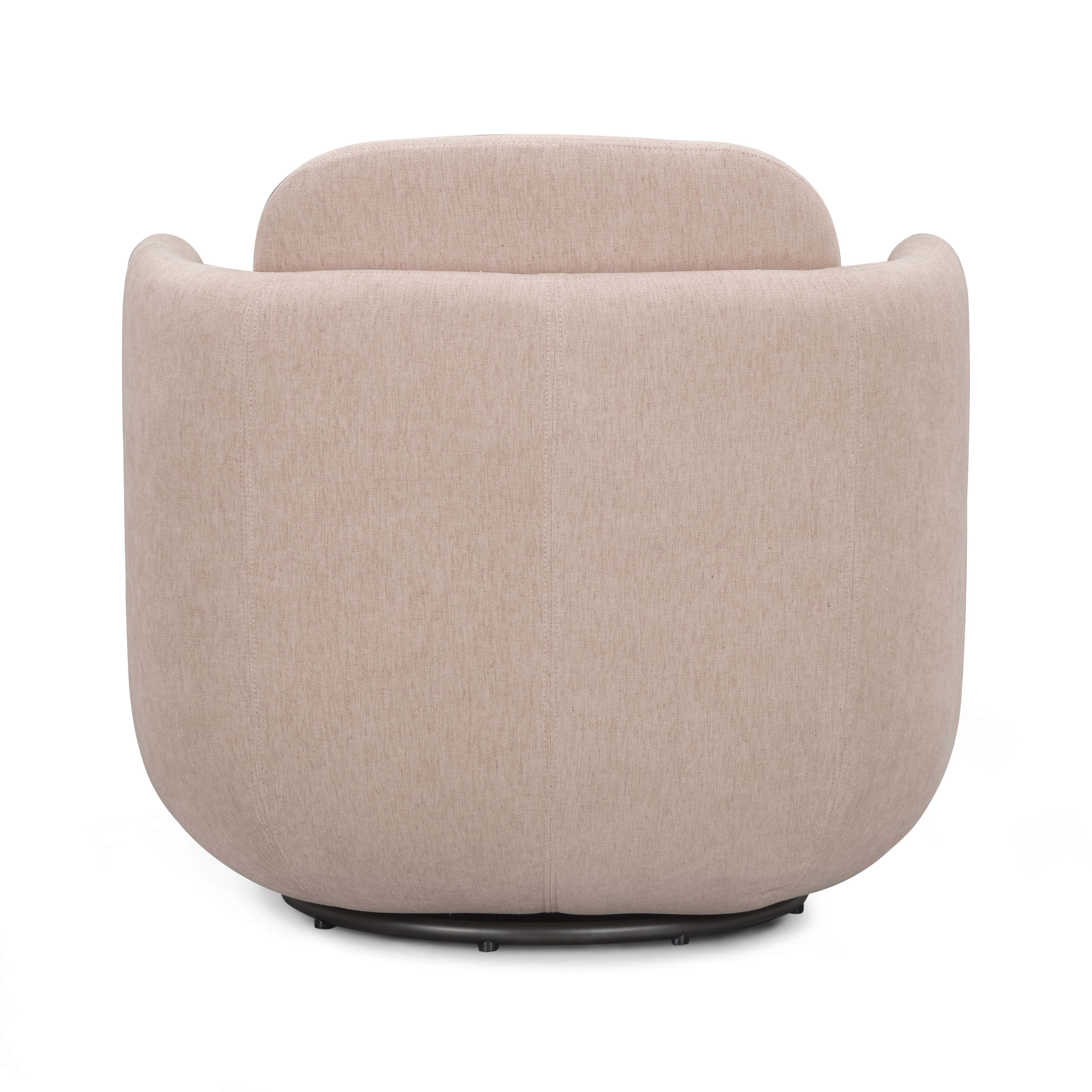 Wolfie Performance Chenille Swivel Accent Chair