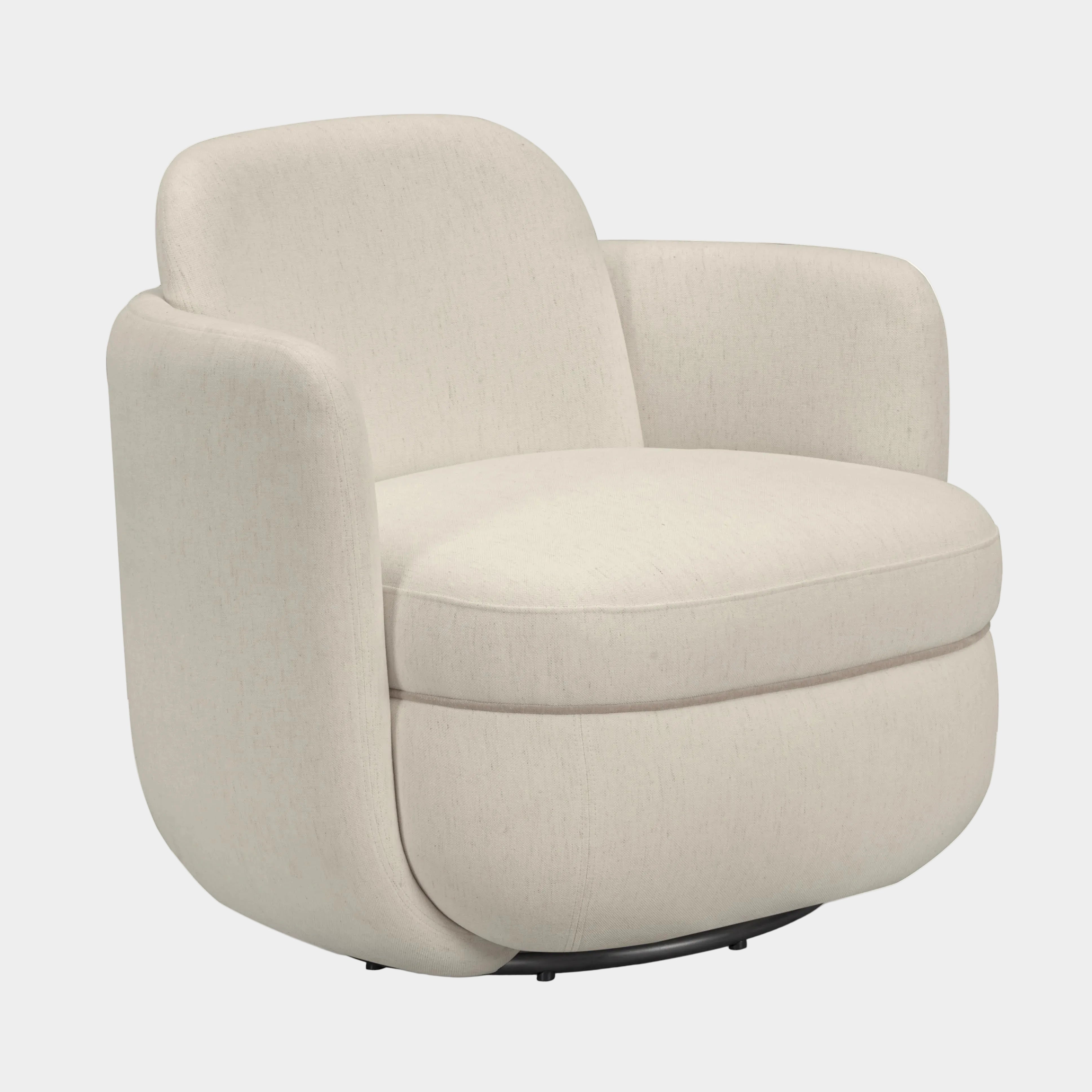 Wolfie Performance Chenille Swivel Accent Chair