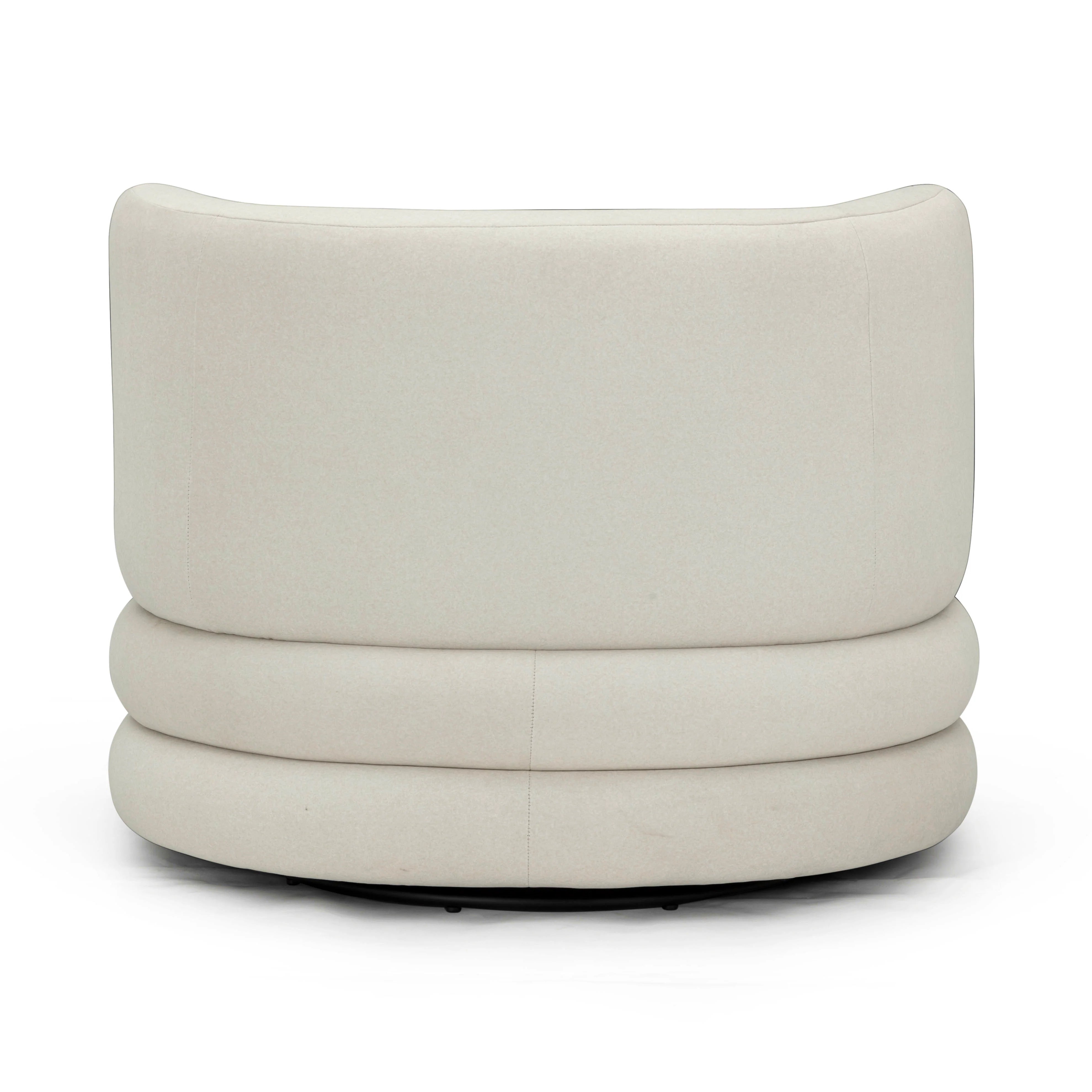 Astor Performance Faux Mohair Swivel Hotel Lounge Chair