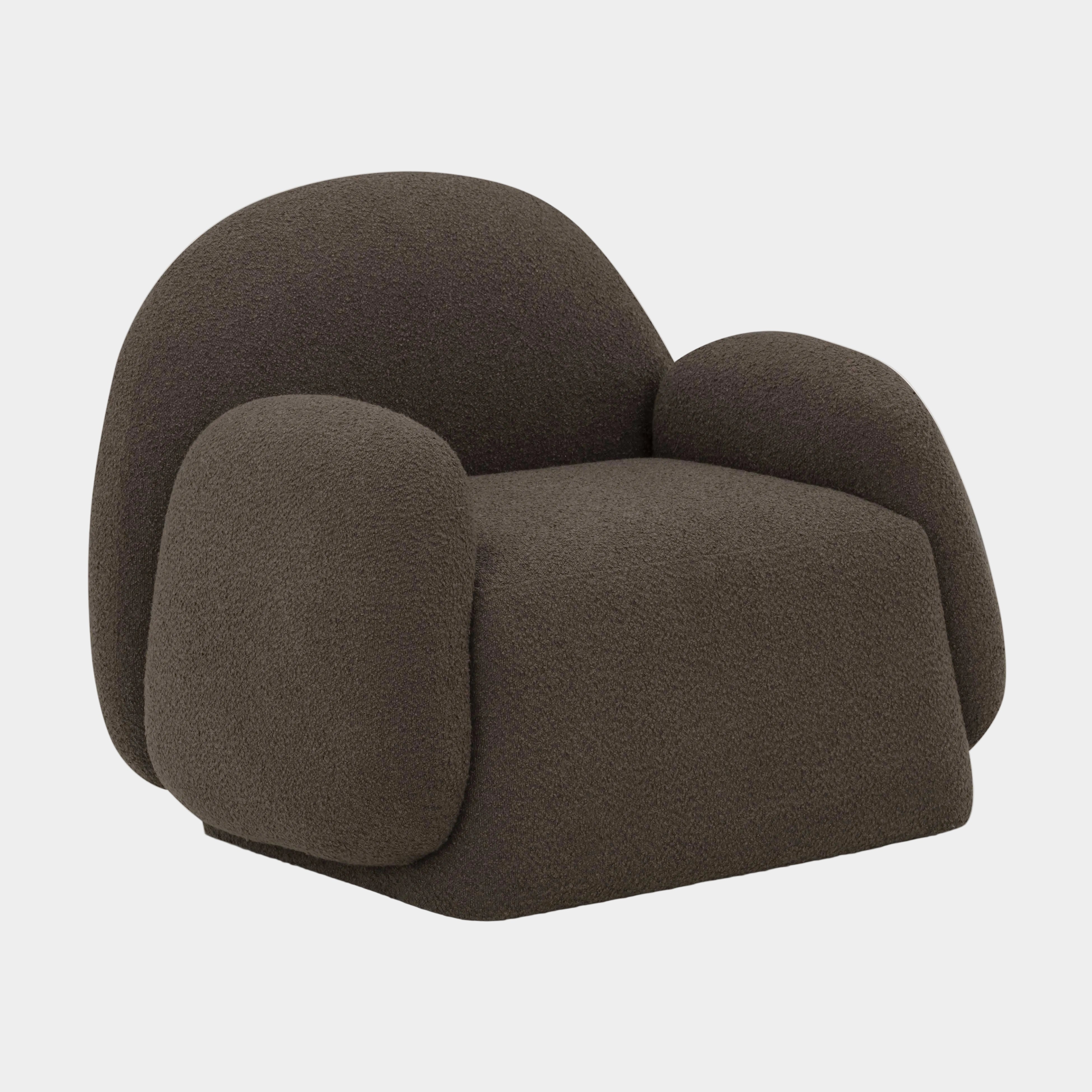 Marius Contract-Grade Boucle Accent Chair